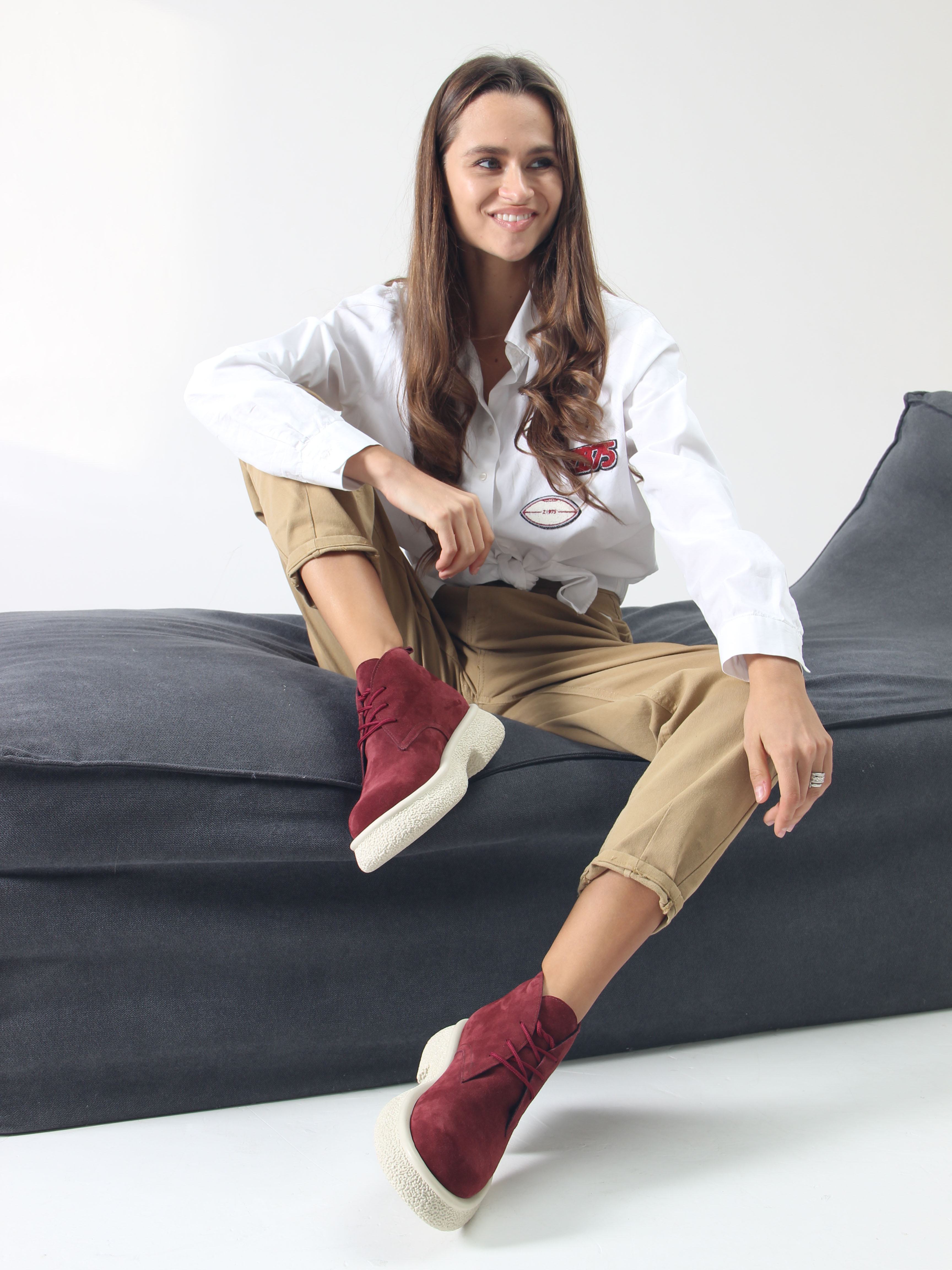 картинка Ботинки ED'ART 308.агата'w. бордо замша от интернет магазина