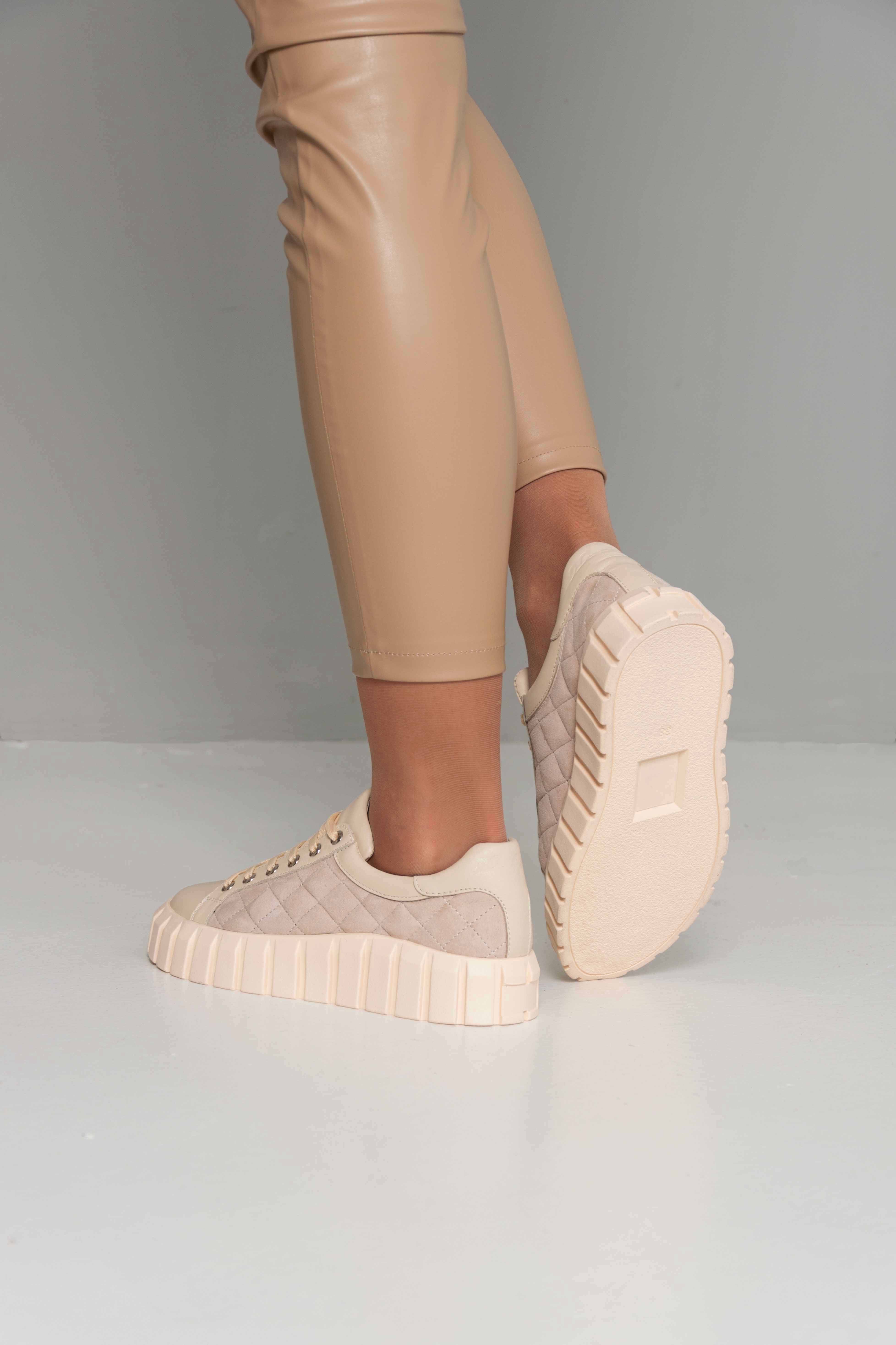 картинка Кеды ED'ART 146.91505'pu.Бежевый от интернет магазина