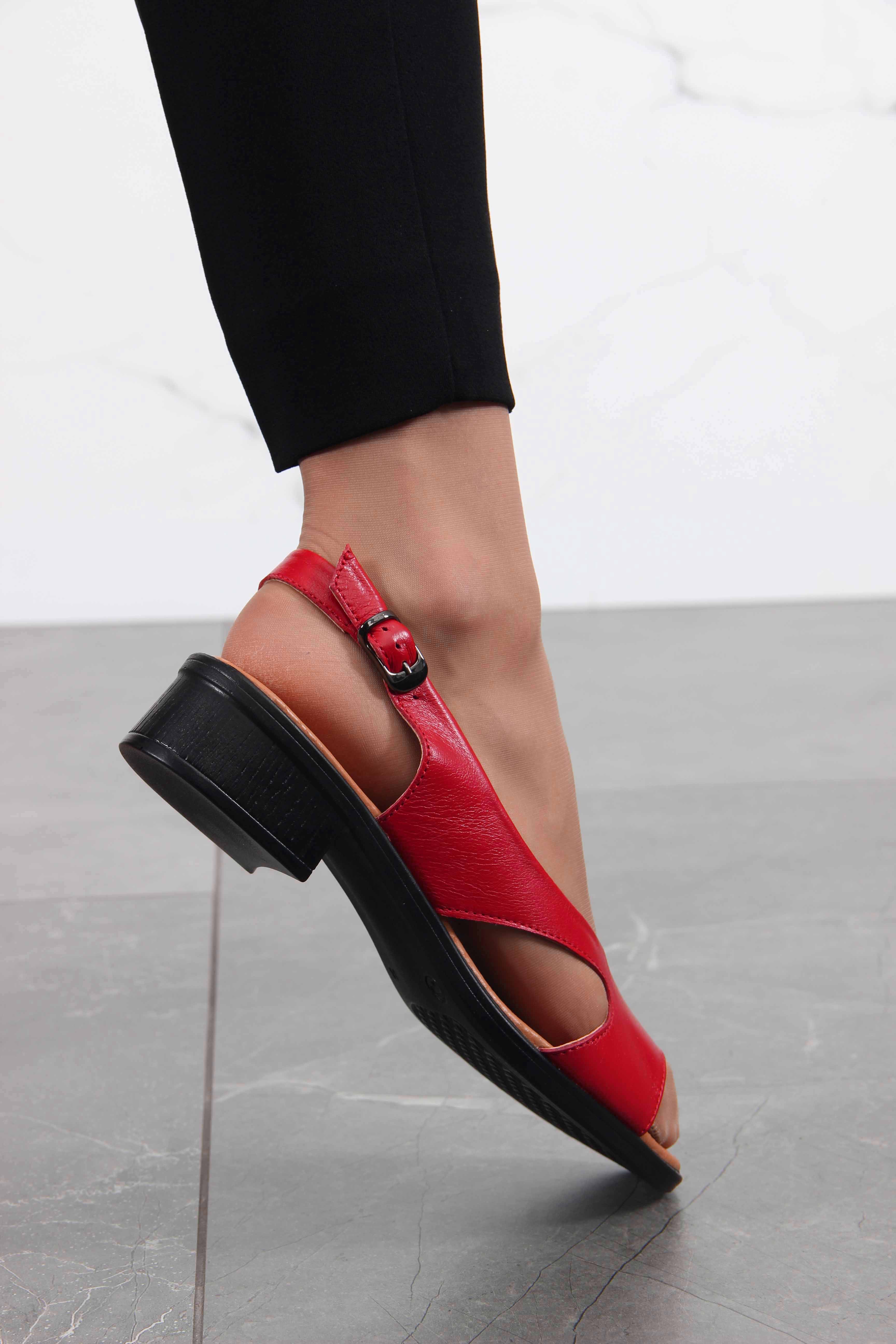 картинка Босоножки ED'ART 3051.21013'bl. Красный от интернет магазина