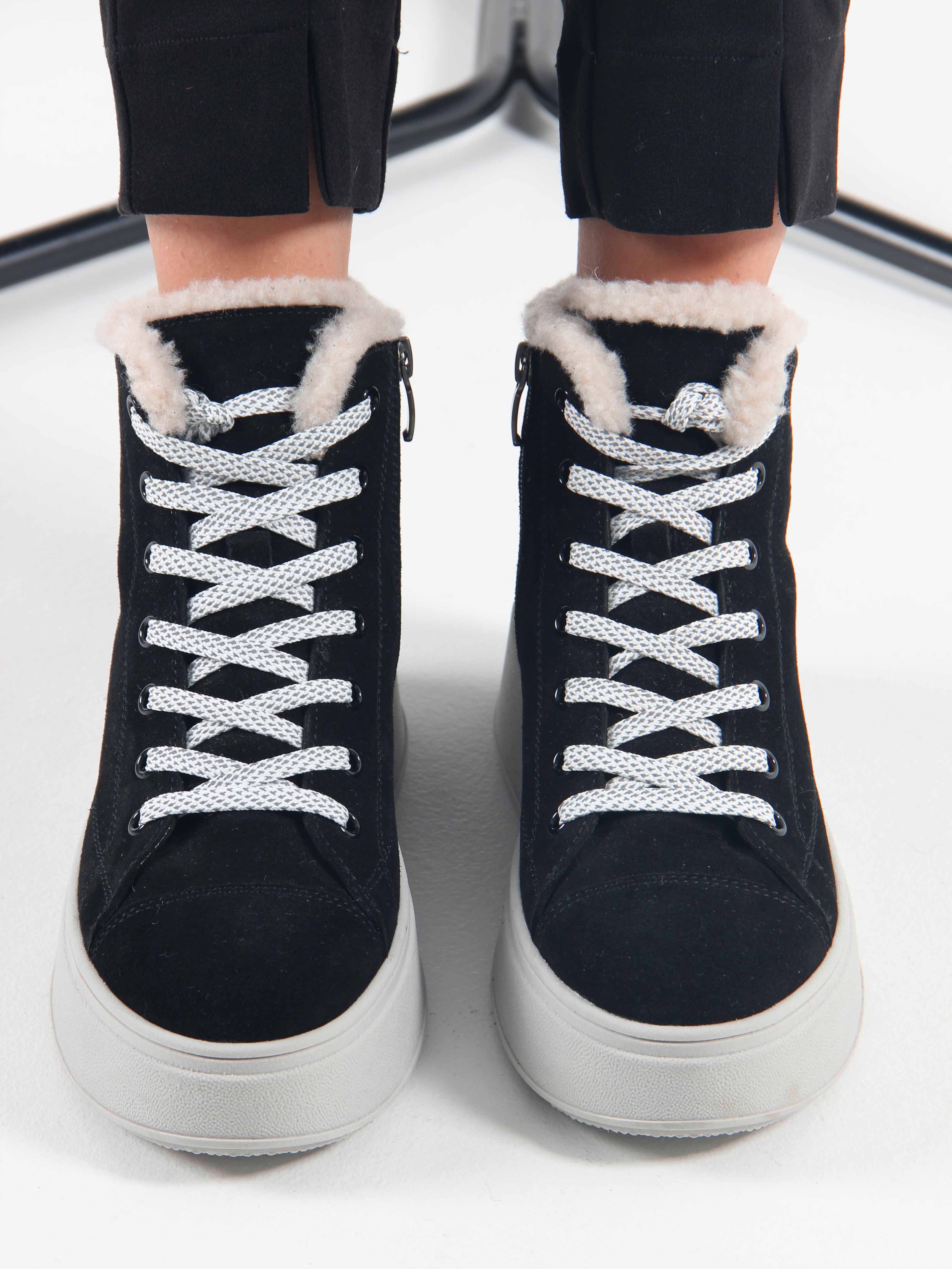 картинка Ботинки ED'ART 217.ALTA'gr. черный замша от интернет магазина