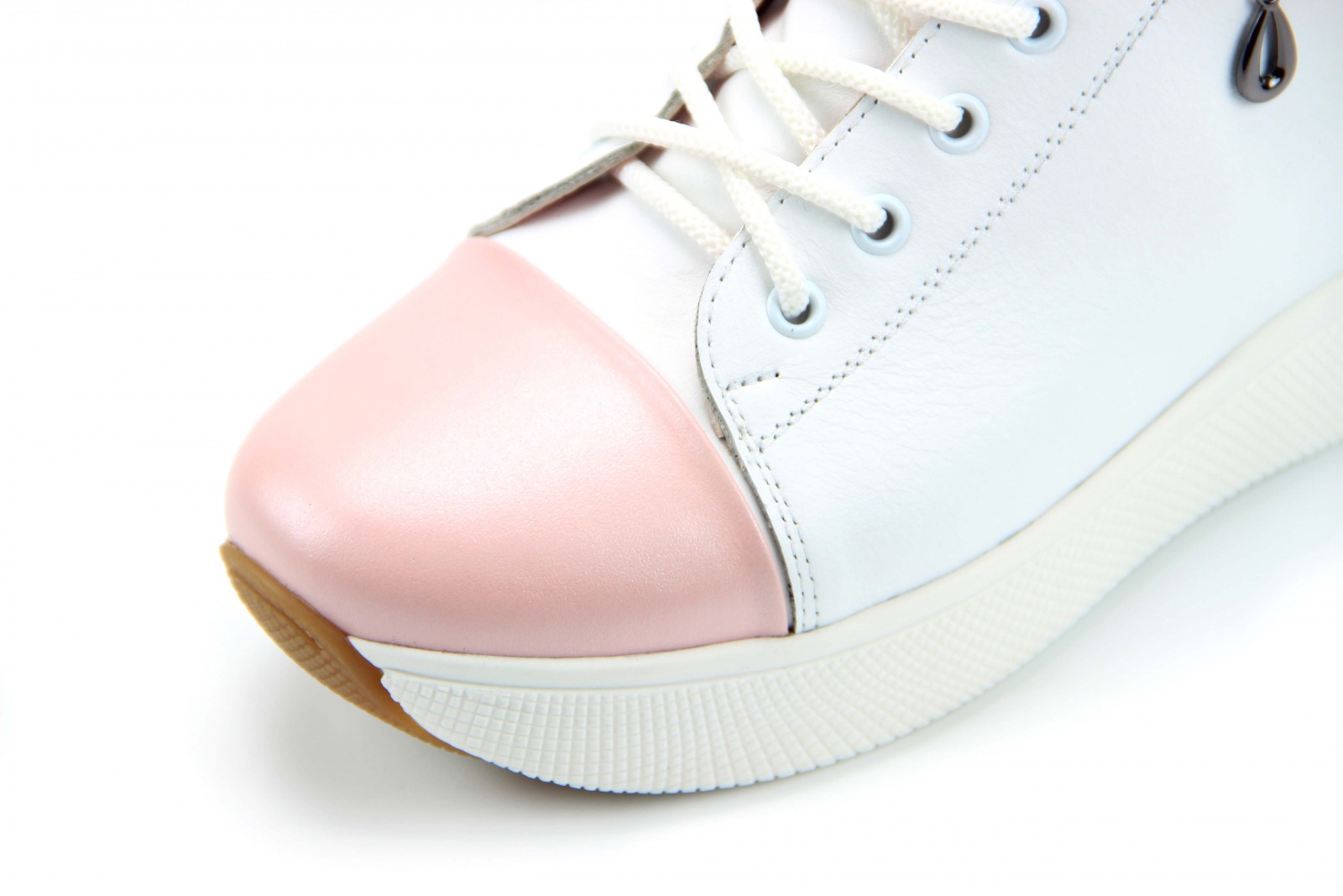 картинка Ботинки ED'ART 312.omega.w.white/pink от интернет магазина