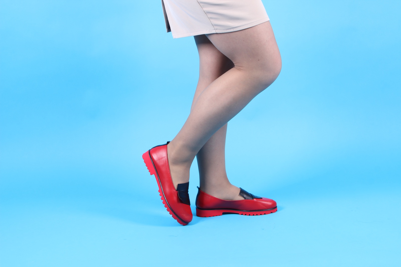 картинка Лоферы ED'ART 118.sigma'red.red от интернет магазина