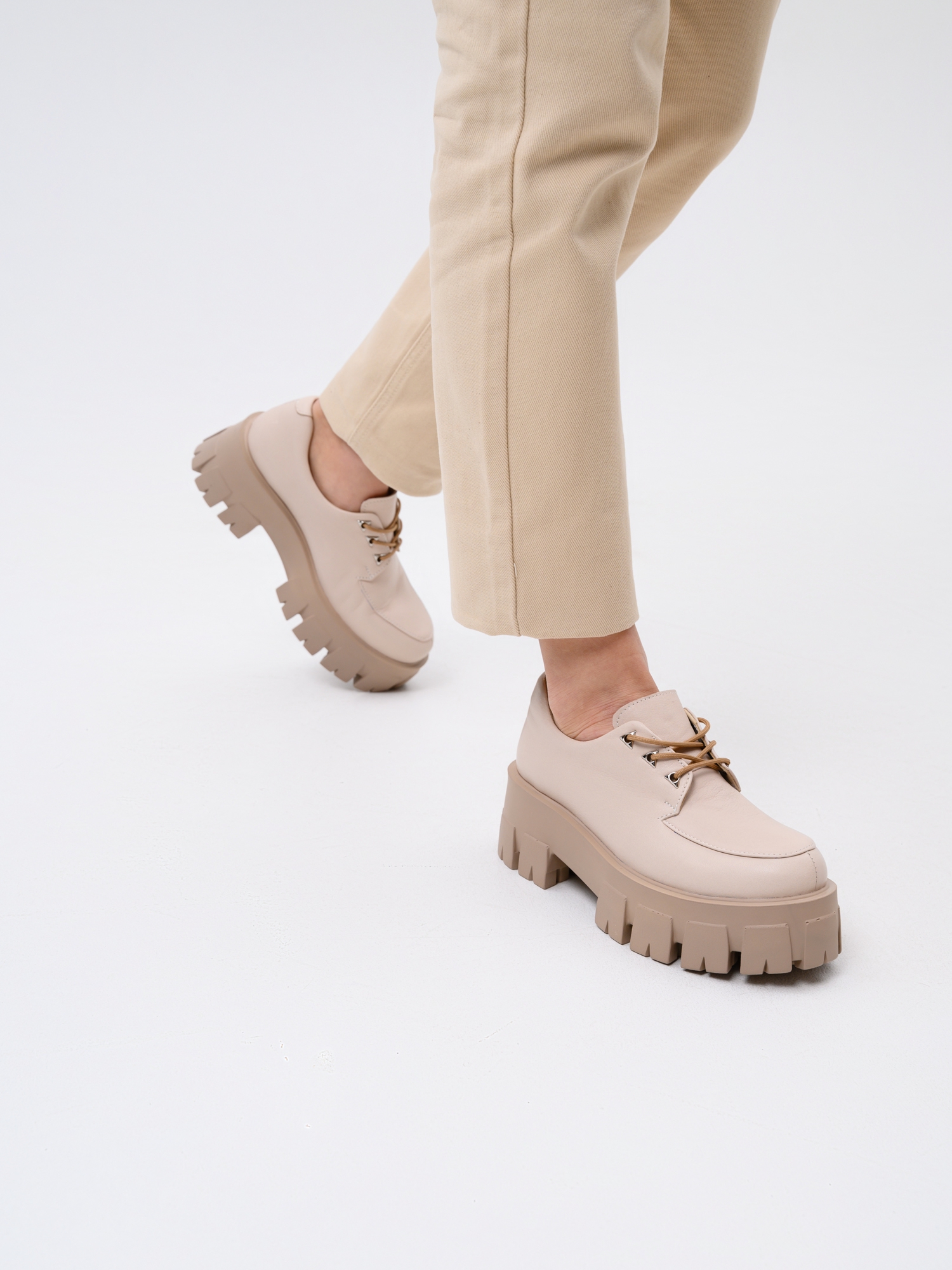 картинка Туфли полуботинки ED'ART 202.90200'ca.Бежевый стар пудра от интернет магазина