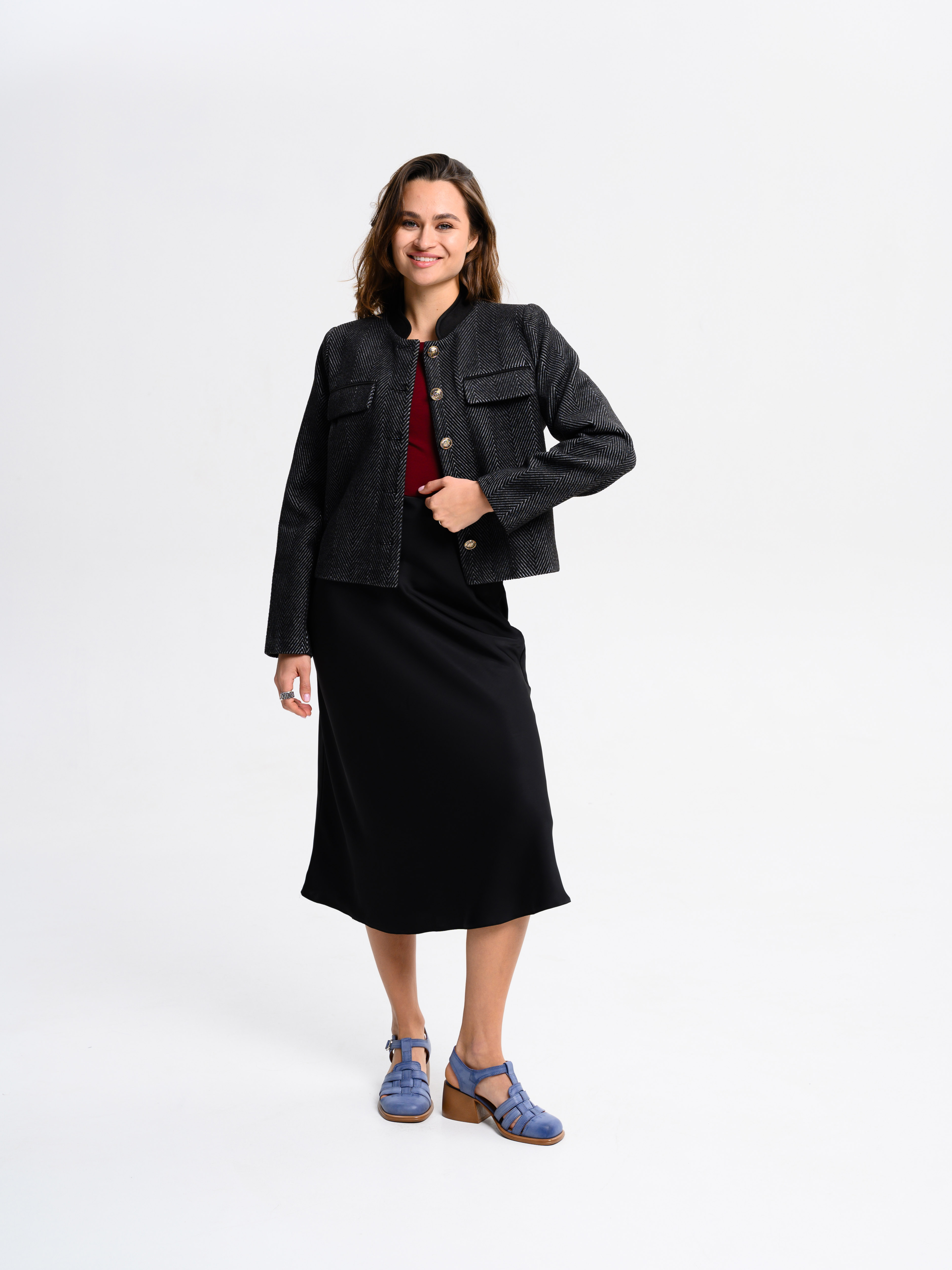 картинка Босоножки ED'ART 5035.23663'bе. Вакса джинс+коричневый от интернет магазина