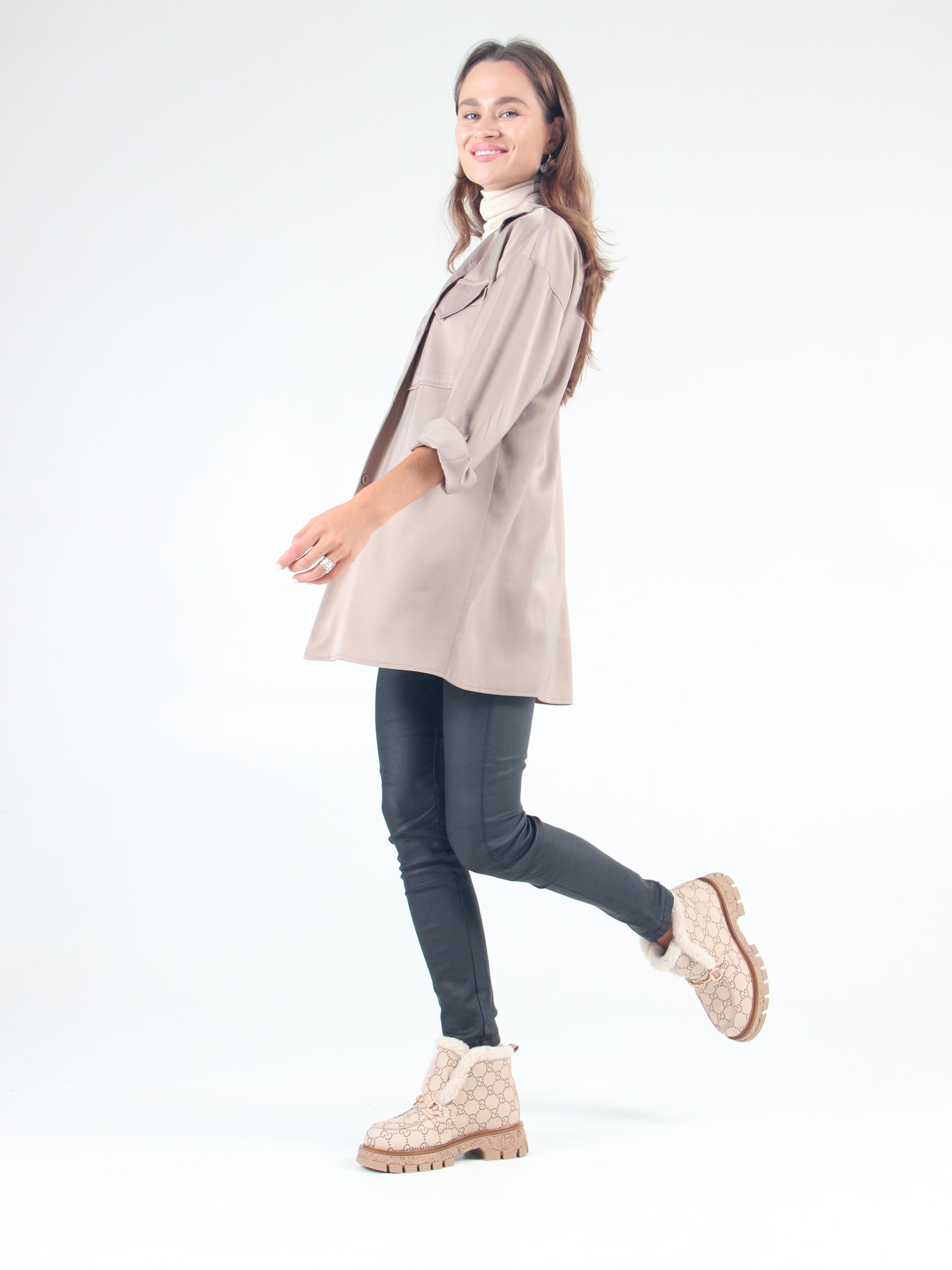 картинка Ботинки ED'ART 307. PODYUM141 'br. бежевый гучи коричневый от интернет магазина