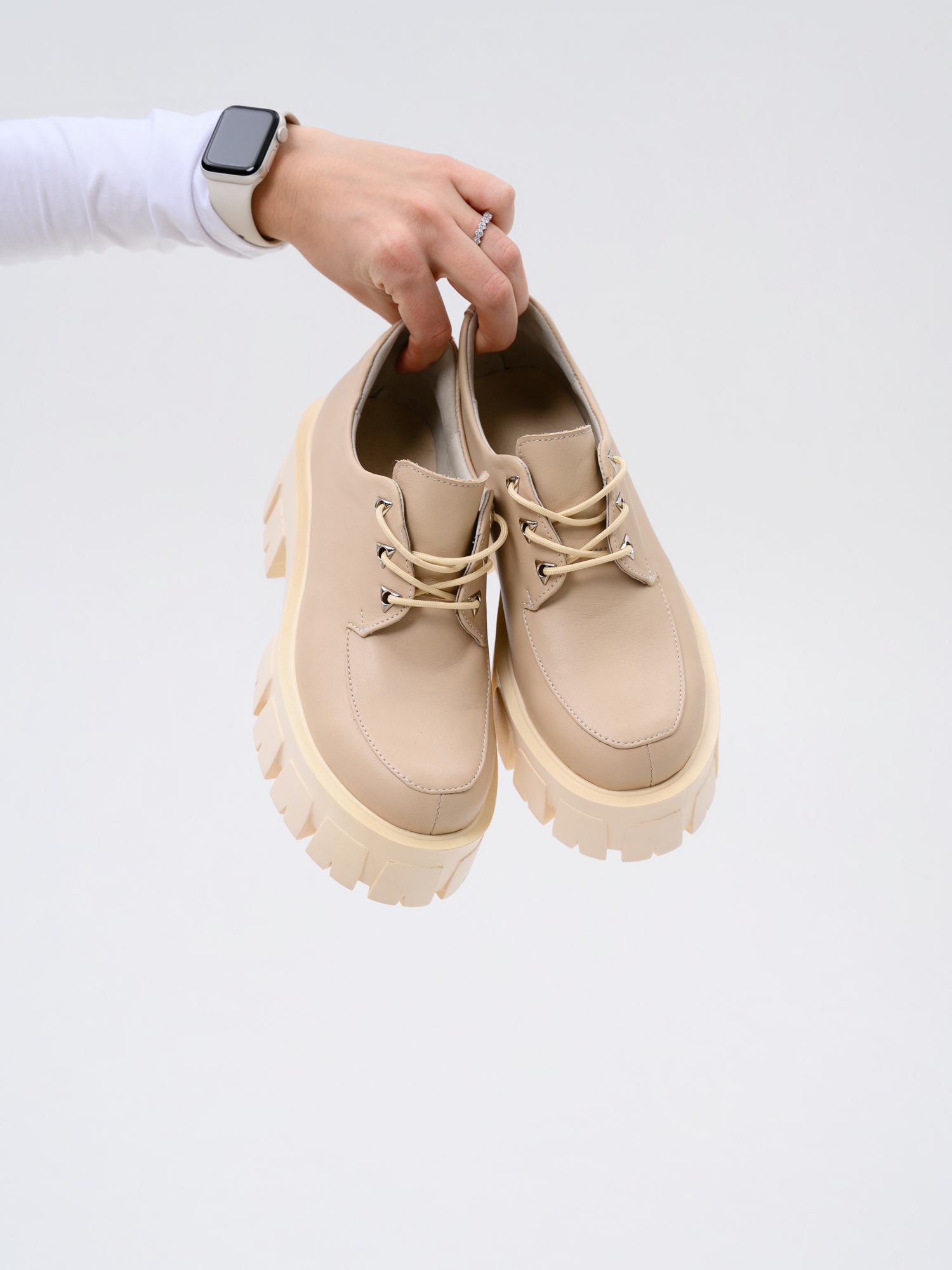 картинка Туфли полуботинки ED'ART 202.90200'm.Бежевый от интернет магазина