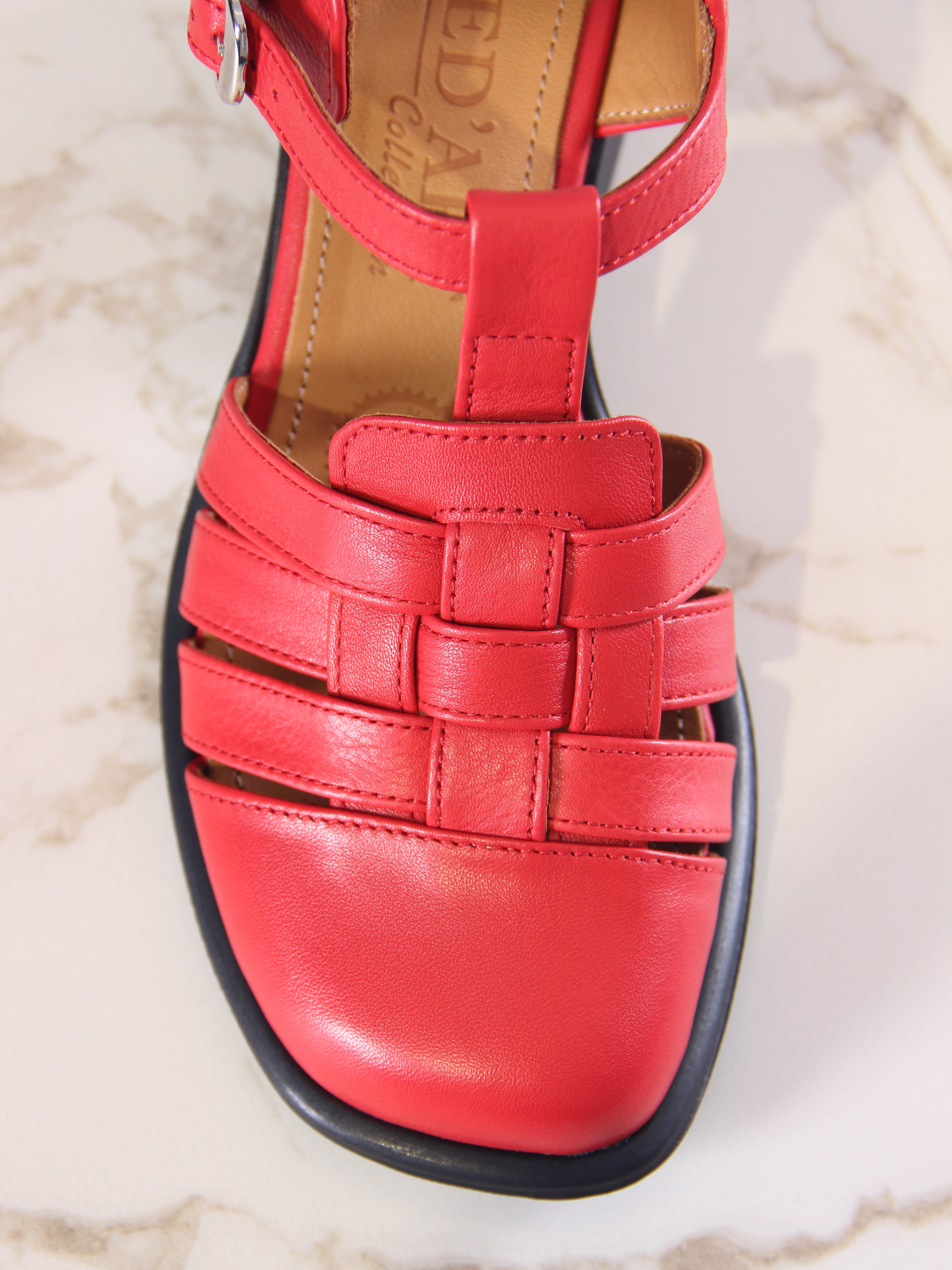 картинка Босоножки ED'ART 5035.23663'bl. Красный от интернет магазина