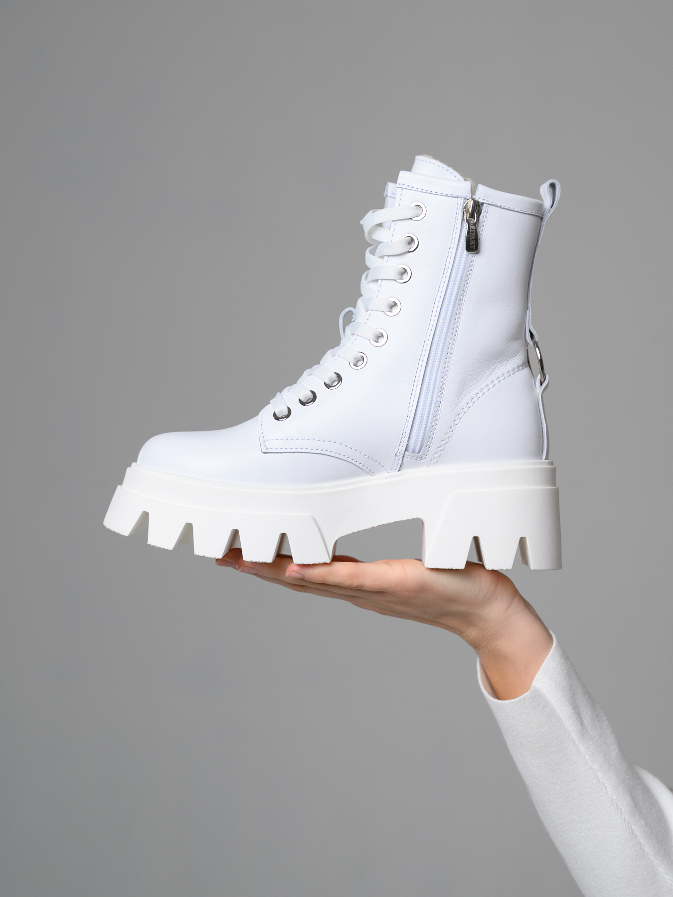 картинка Ботинки ED'ART 329.зиплайн'w. белый от интернет магазина
