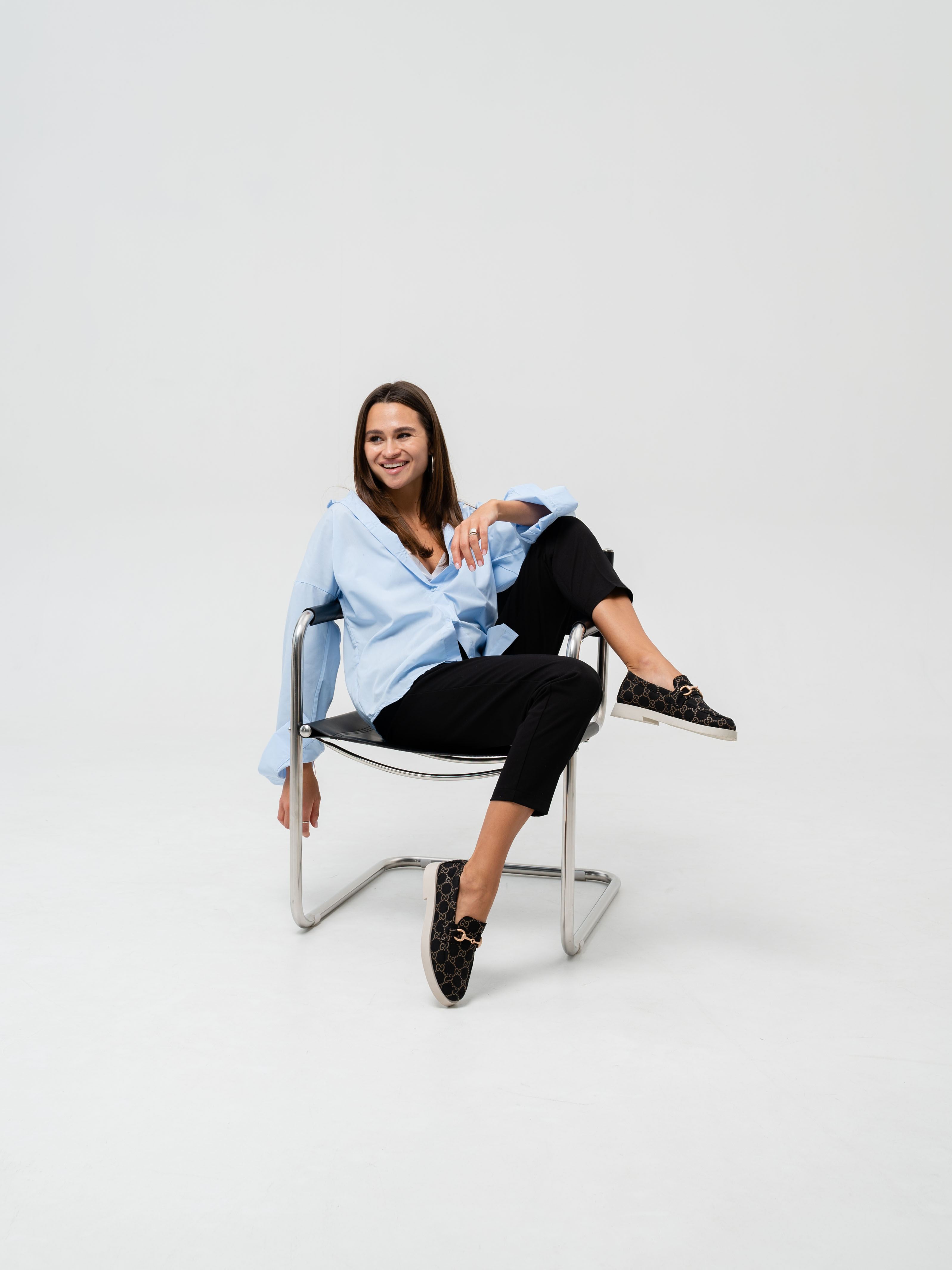 картинка Лоферы туфли ED'ART 172.1841'be. черный гуччи от интернет магазина