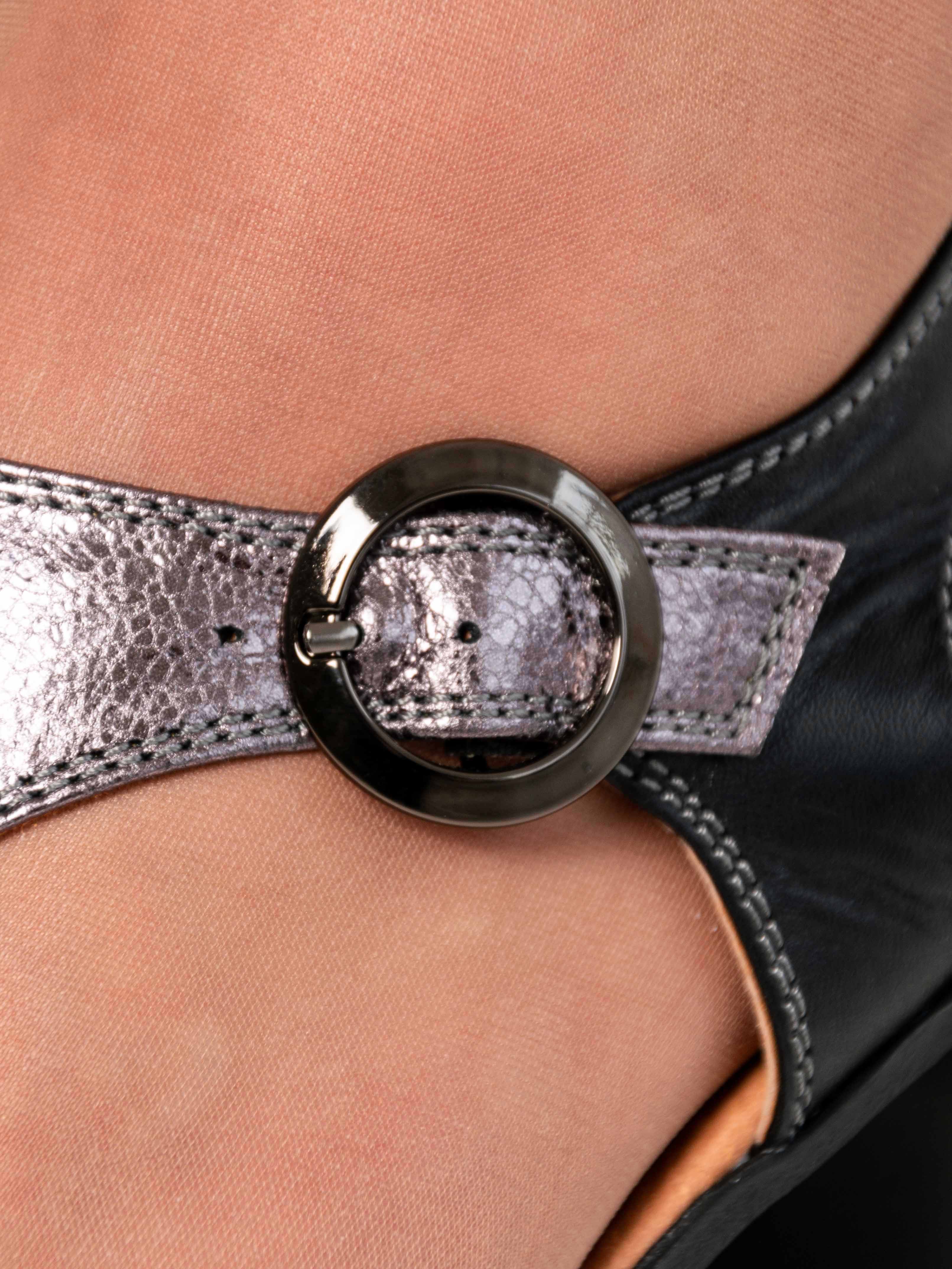 картинка Босоножки ED'ART 6001.624'bl. Никель от интернет магазина