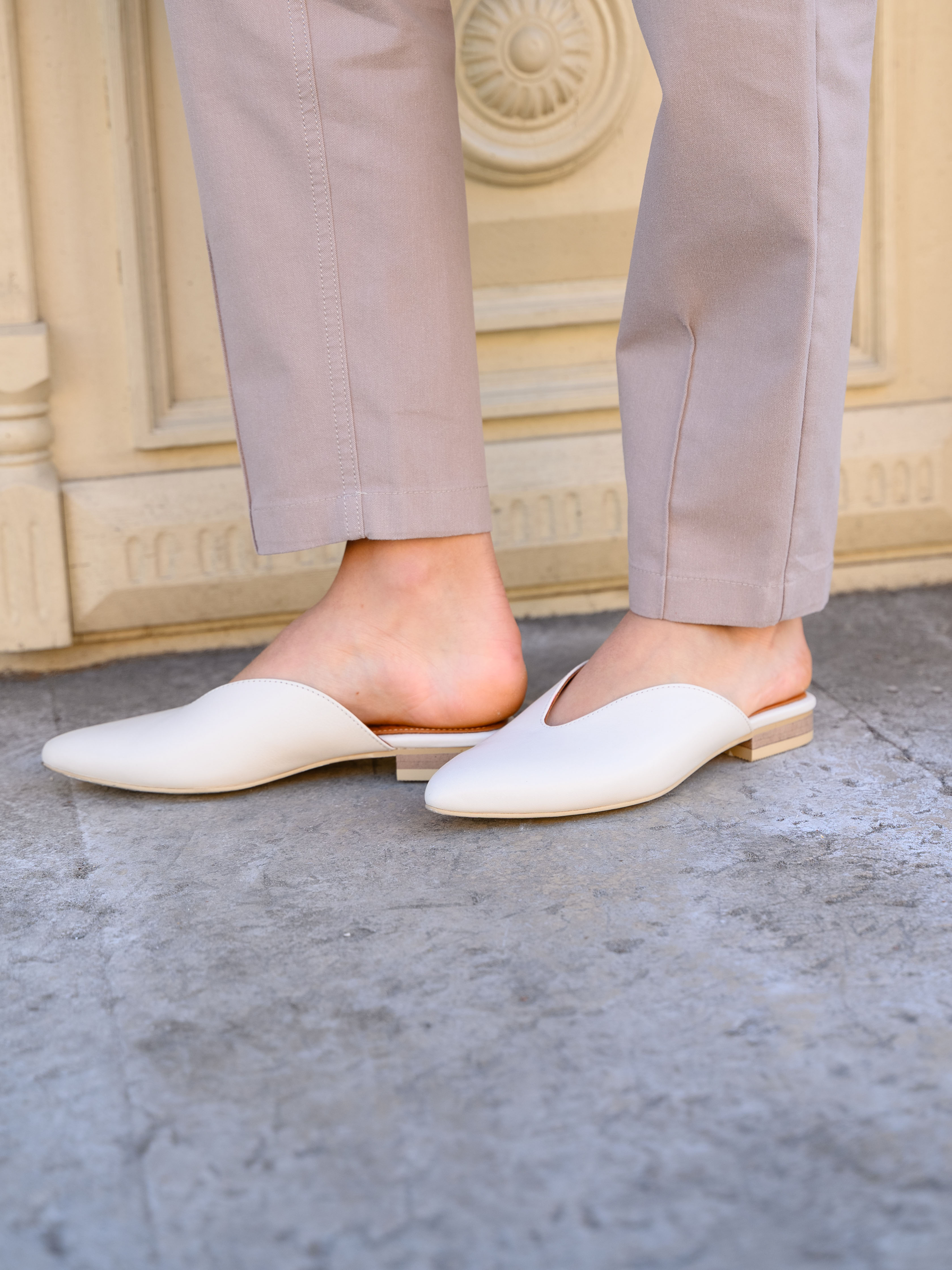 картинка Мюли ED'ART 1001.34104'be. Бежевый стар от интернет магазина