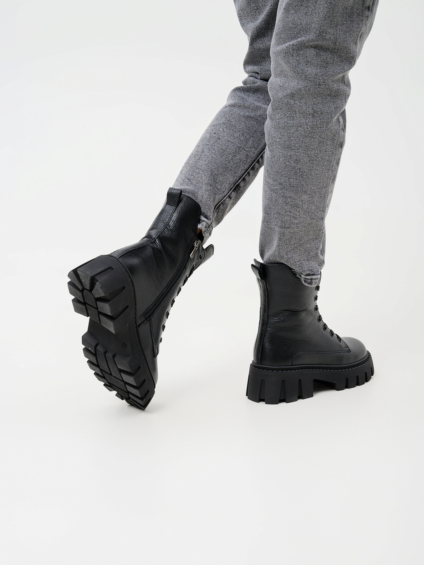 картинка Ботинки ED'ART 346.чанки'bl. Черный макс от интернет магазина