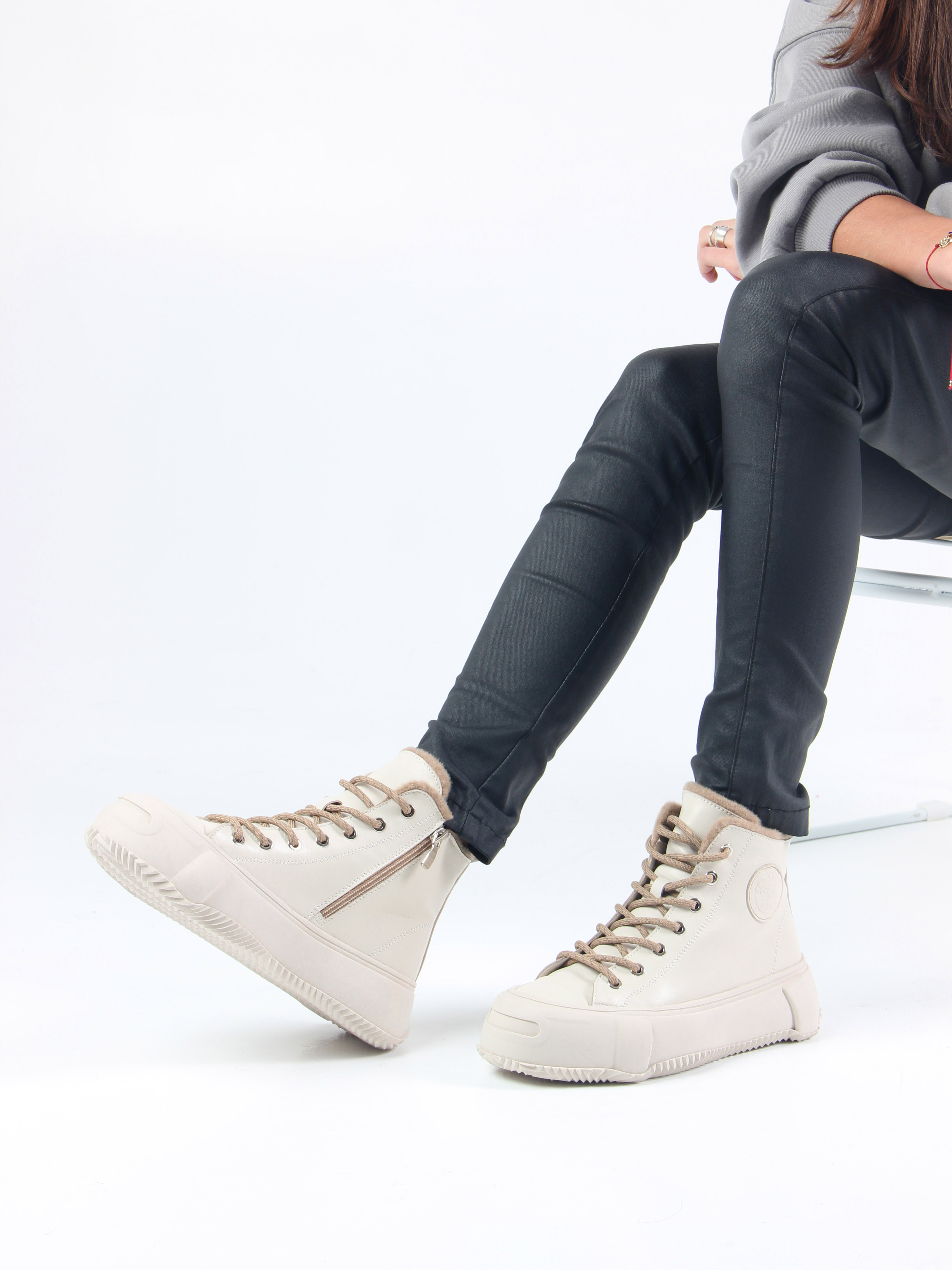 картинка Ботинки ED'ART 217.PODYUM151'be. светло бежевый от интернет магазина