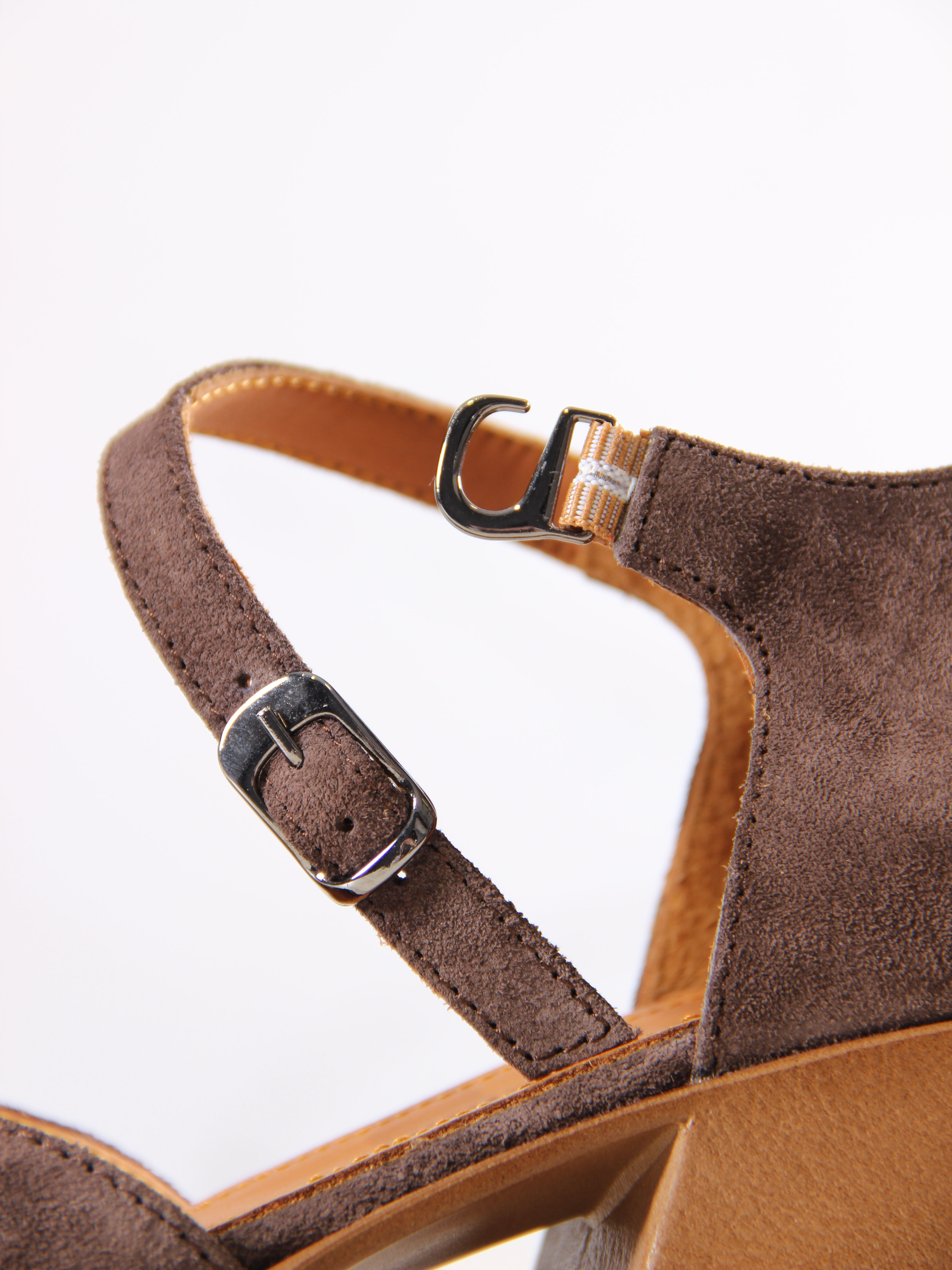 картинка Босоножки ED'ART 5033.23663'bе.Велюр дарк визон от интернет магазина