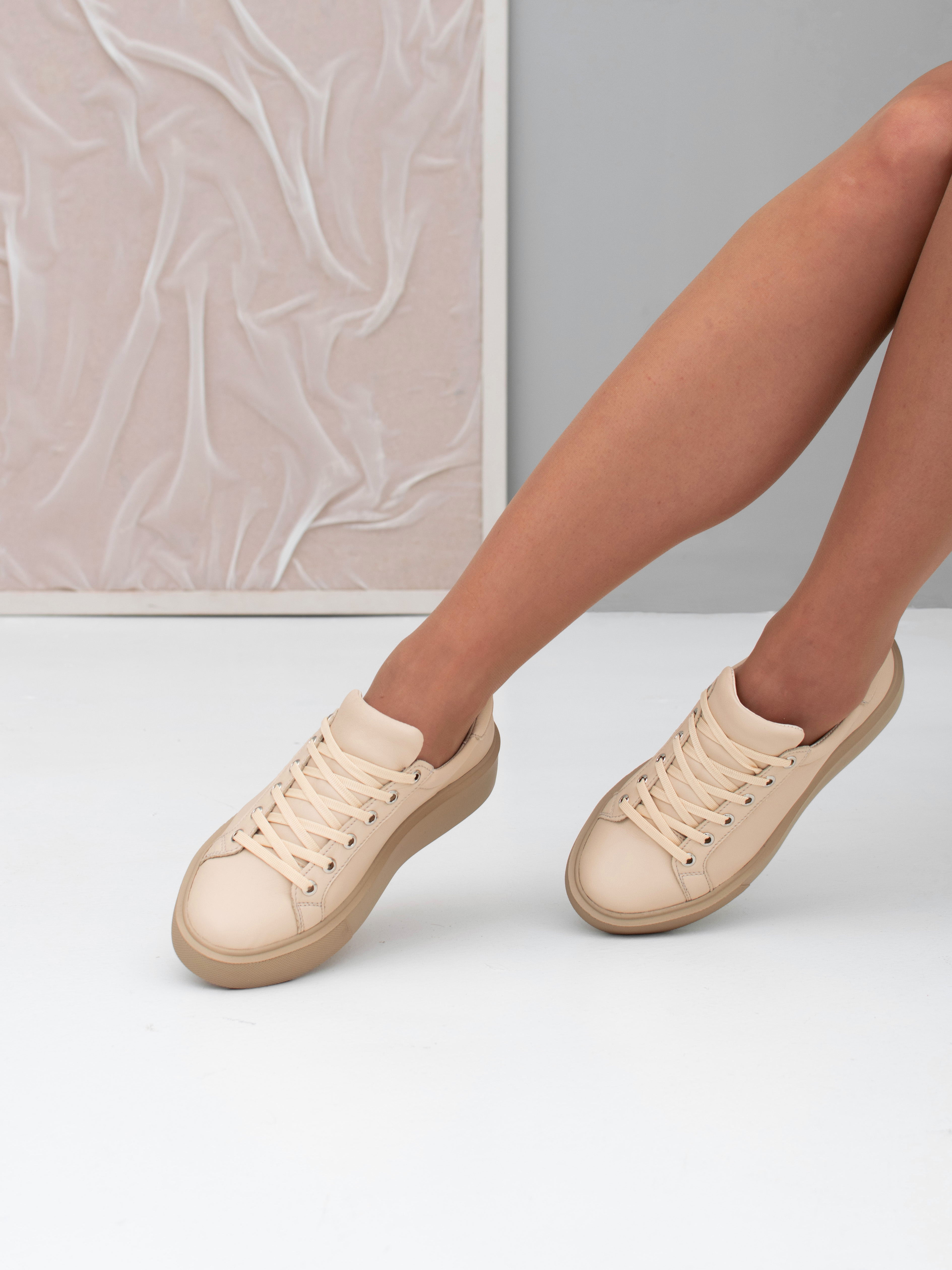 картинка Кеды ED'ART 128.Mikki'bе.Бежевый от интернет магазина