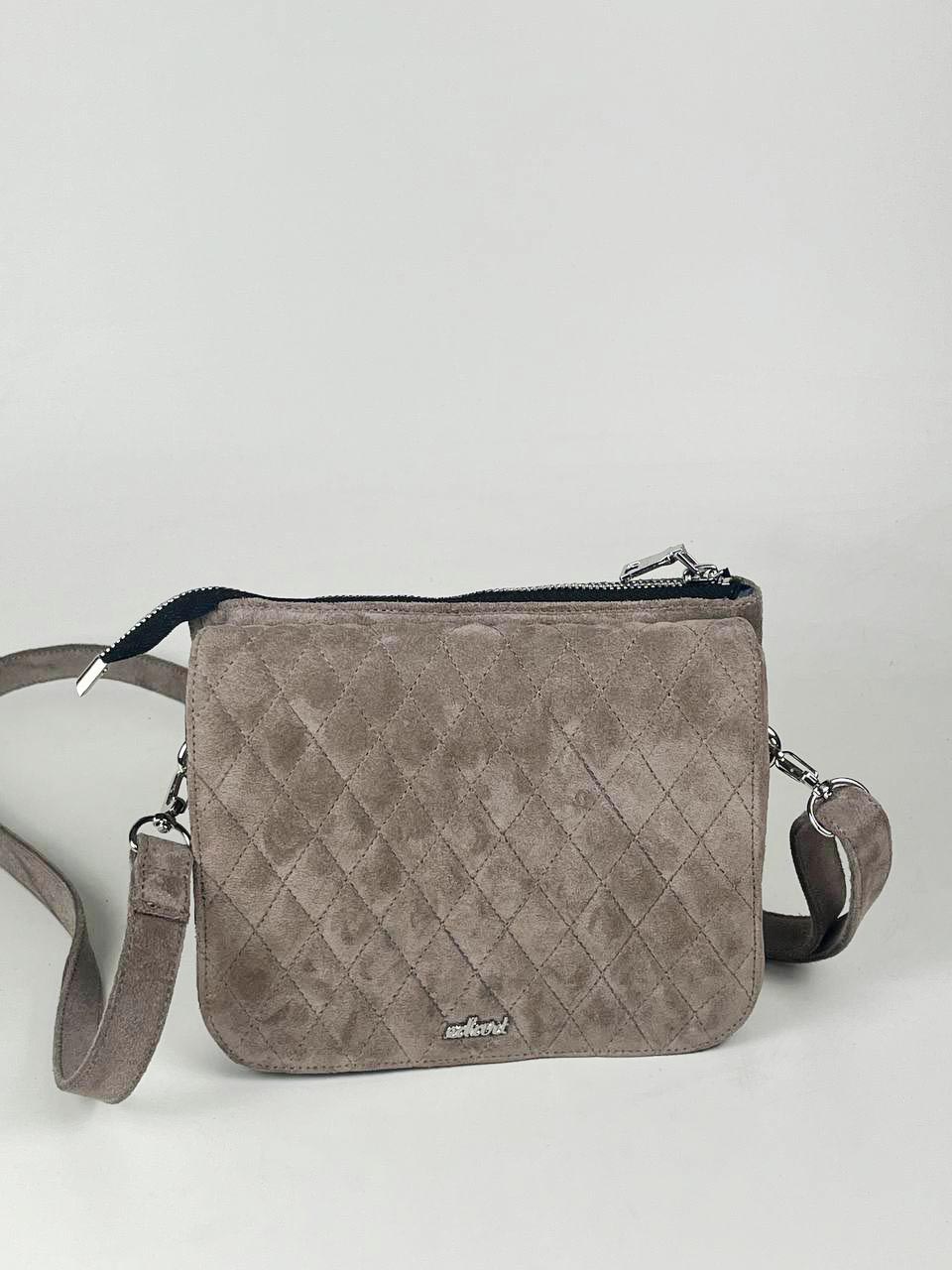 картинка Сумка-клатч ED'ART s04.капучино замша от интернет магазина