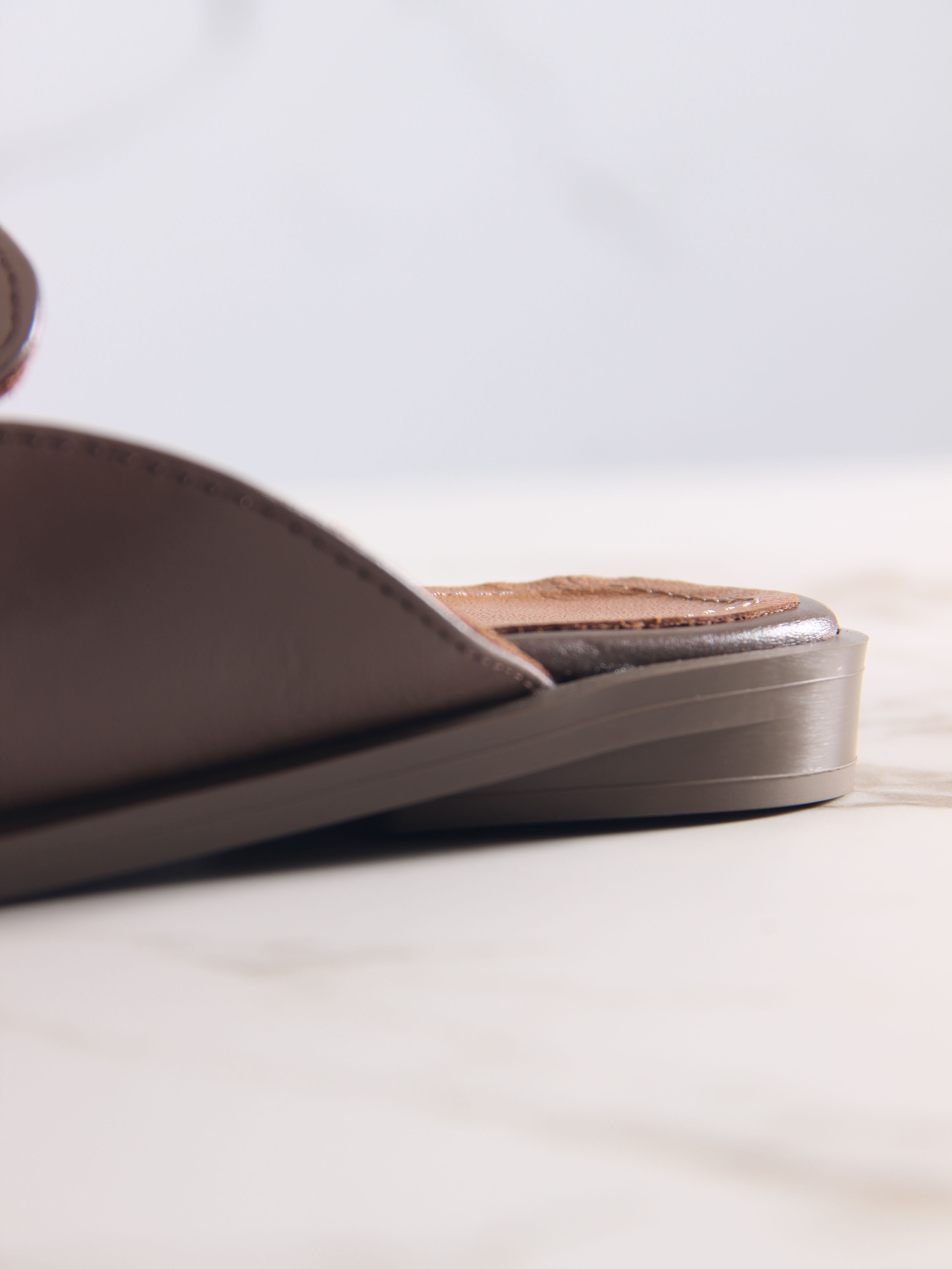 картинка Мюли ED'ART 1072.подиум205'br. Коричневый от интернет магазина