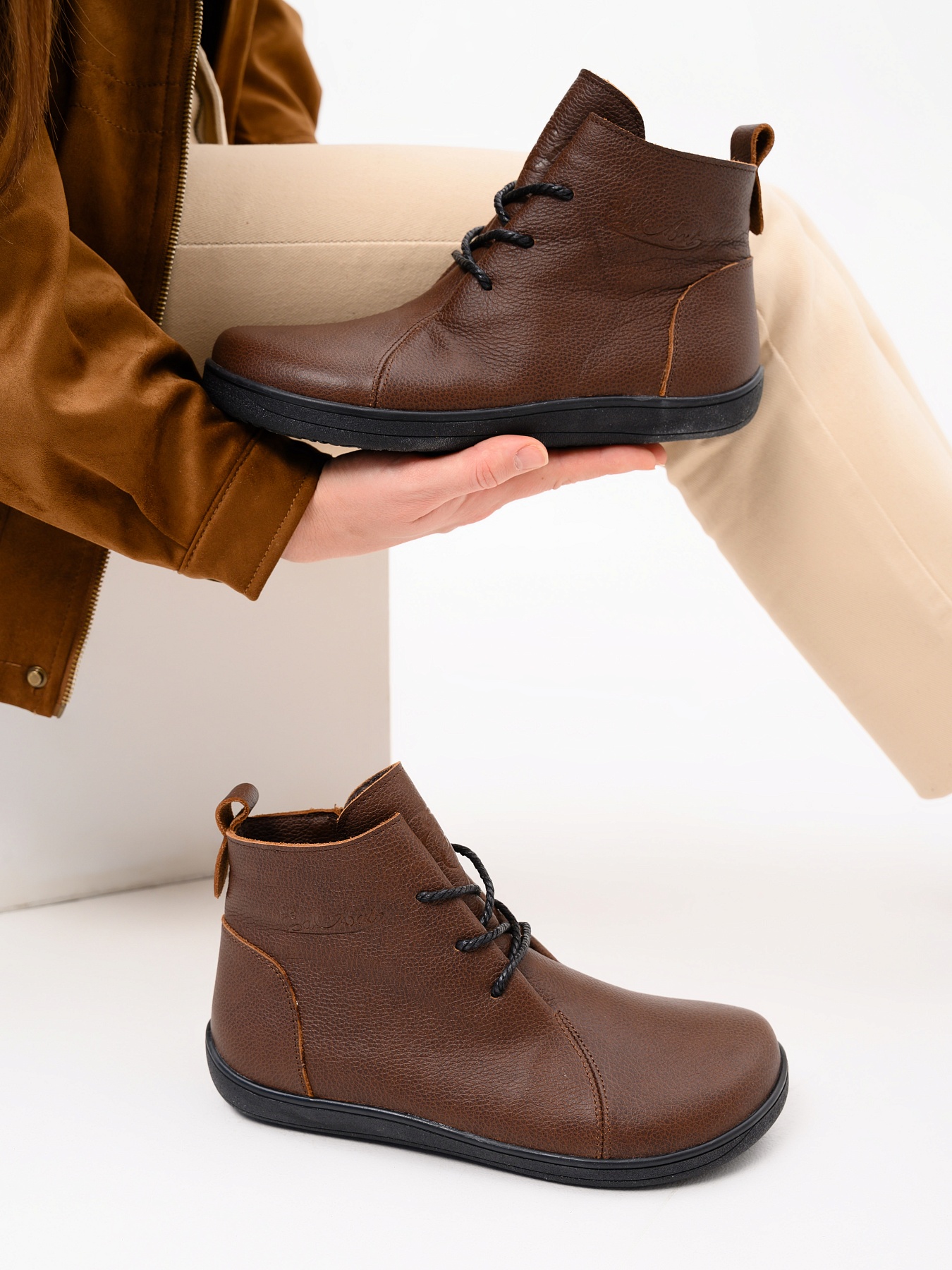 картинка Босоногие ботинки  ED'ART 352.NATA'bl.Светло-коричневая оттима от интернет магазина