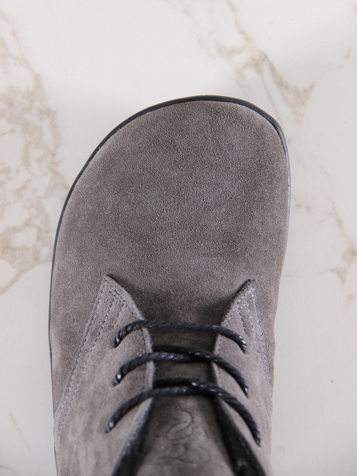 картинка Босоногие ботинки  ED'ART 208.NATA'bl. Серый замок замша от интернет магазина