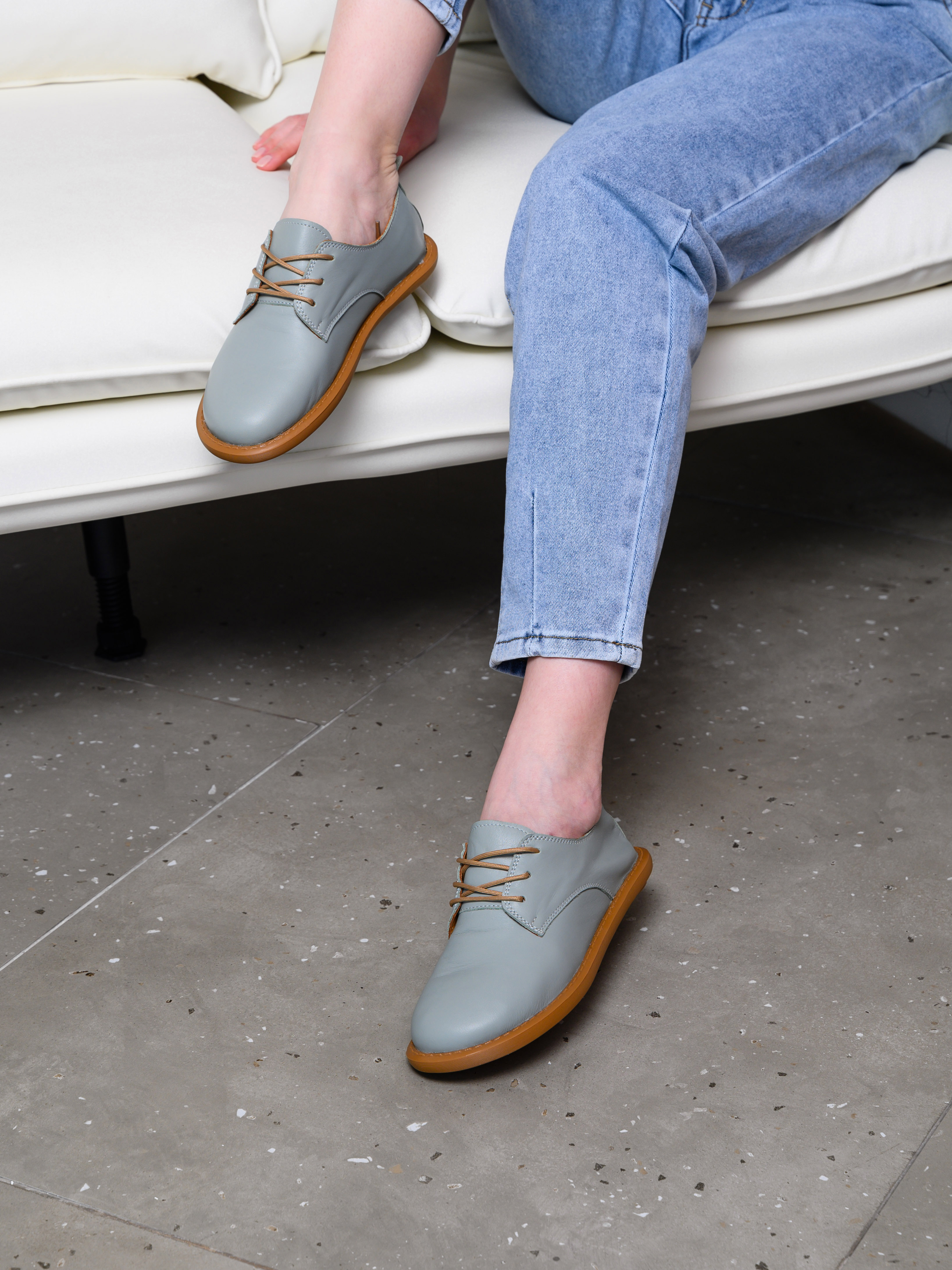 картинка Туфли ED'ART 181.ОКСЕ'br. Лион авокадо+коричневый от интернет магазина