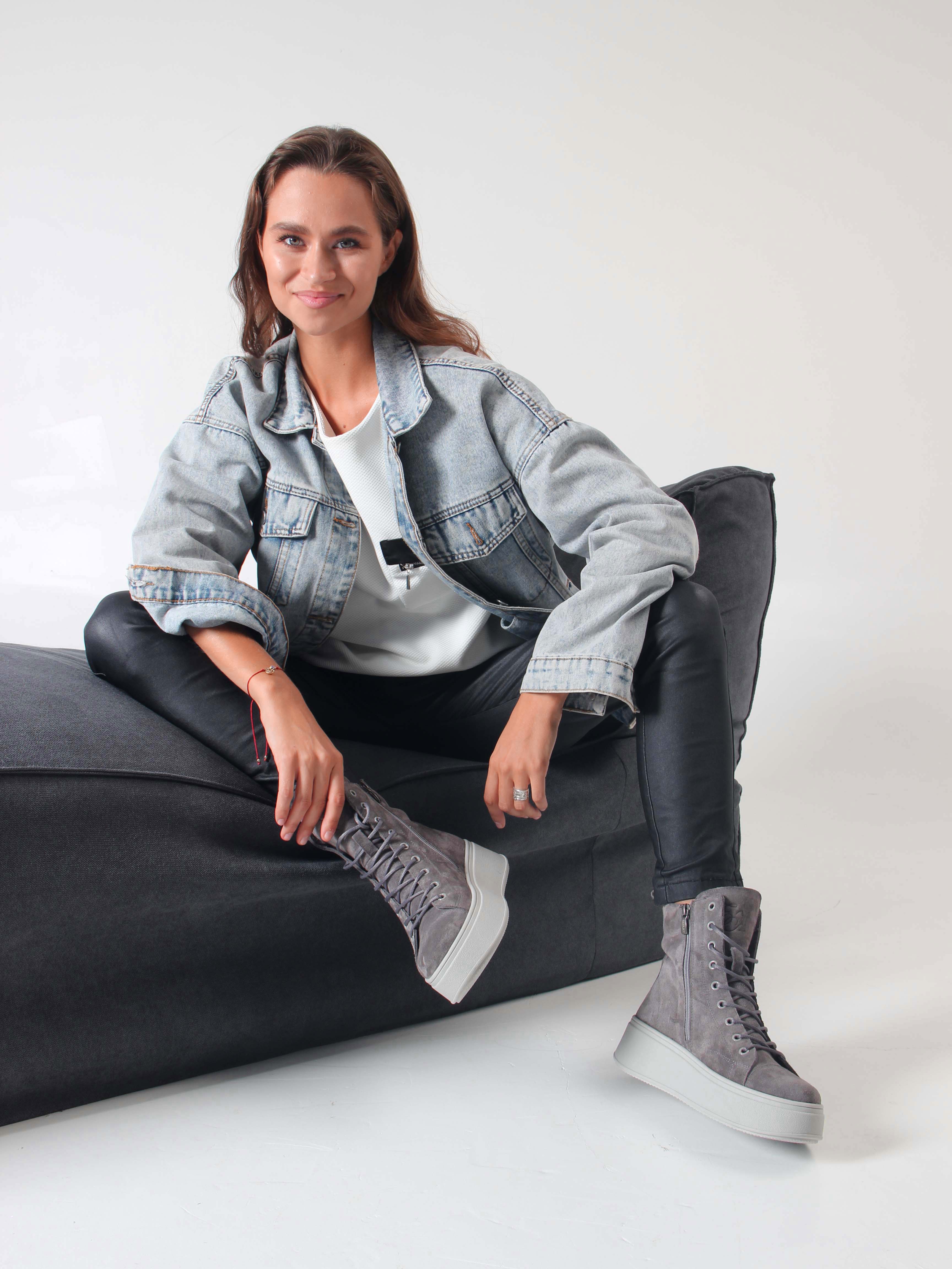 картинка Ботинки ED'ART 215.ALTA'gr. Серый замок от интернет магазина