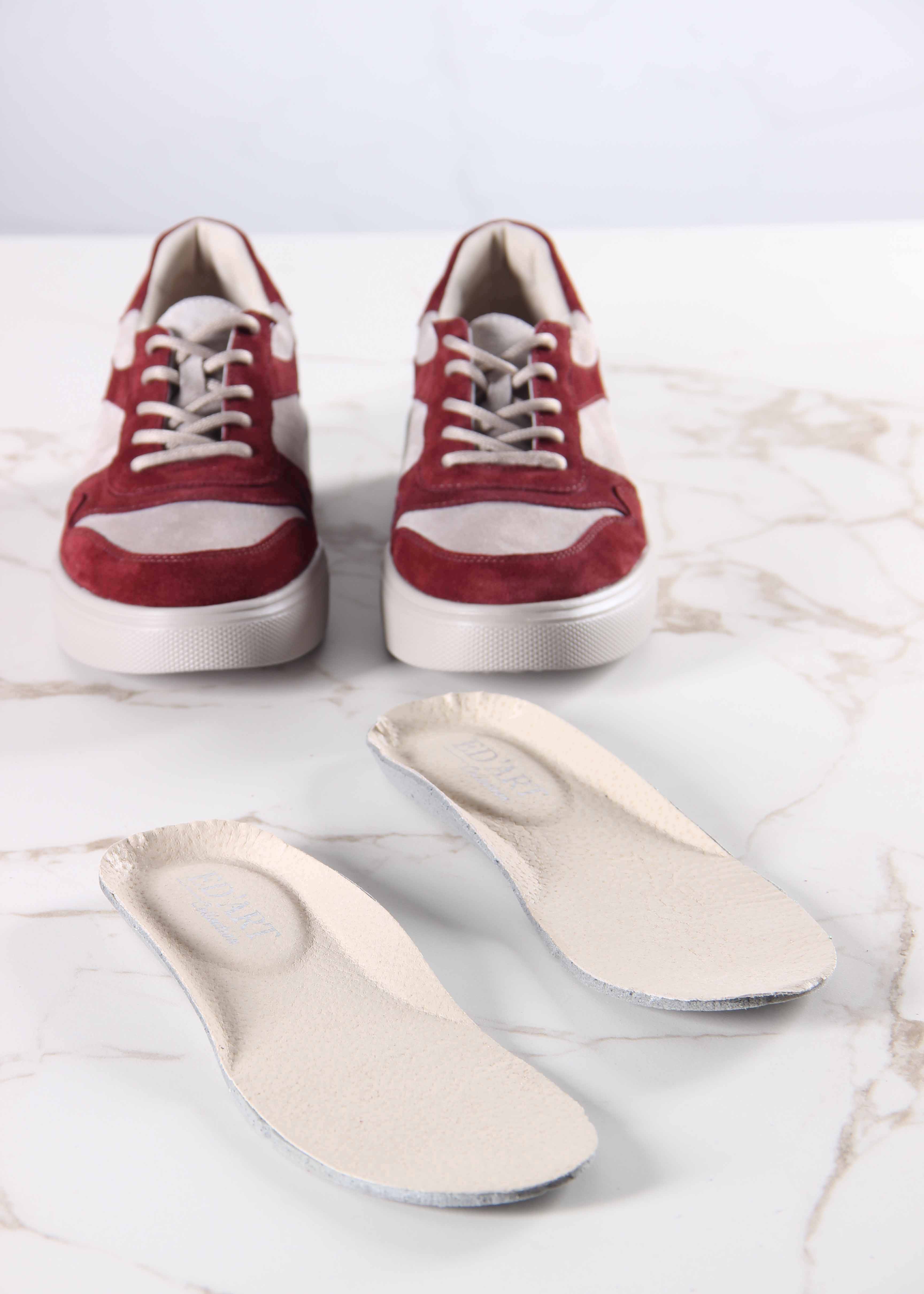 картинка Кеды ED'ART 149.LusiR2'la. бордо каменный замша от интернет магазина