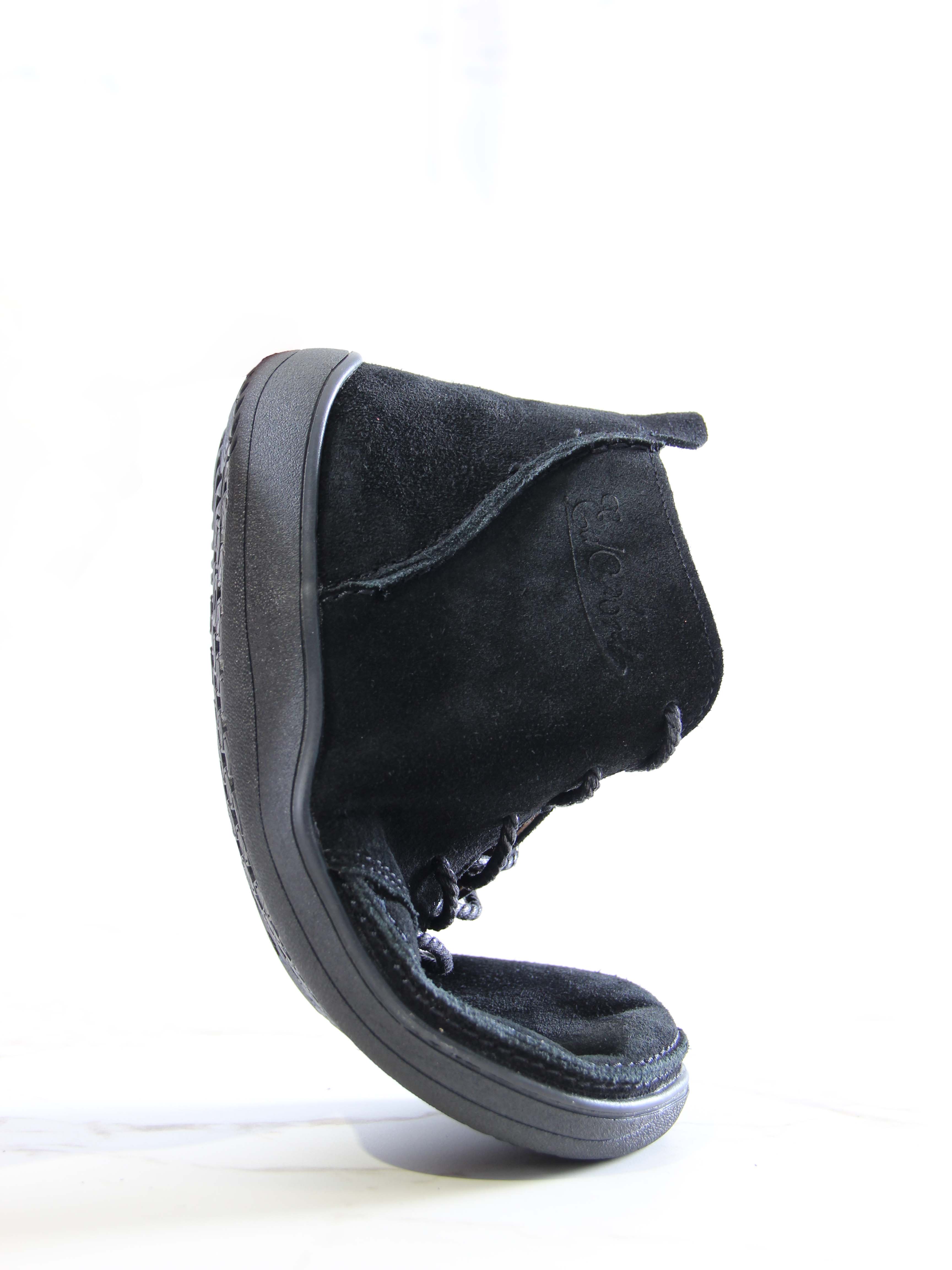 картинка Босоногие ботинки  ED'ART 210.NATA'bl.Черная замша от интернет магазина