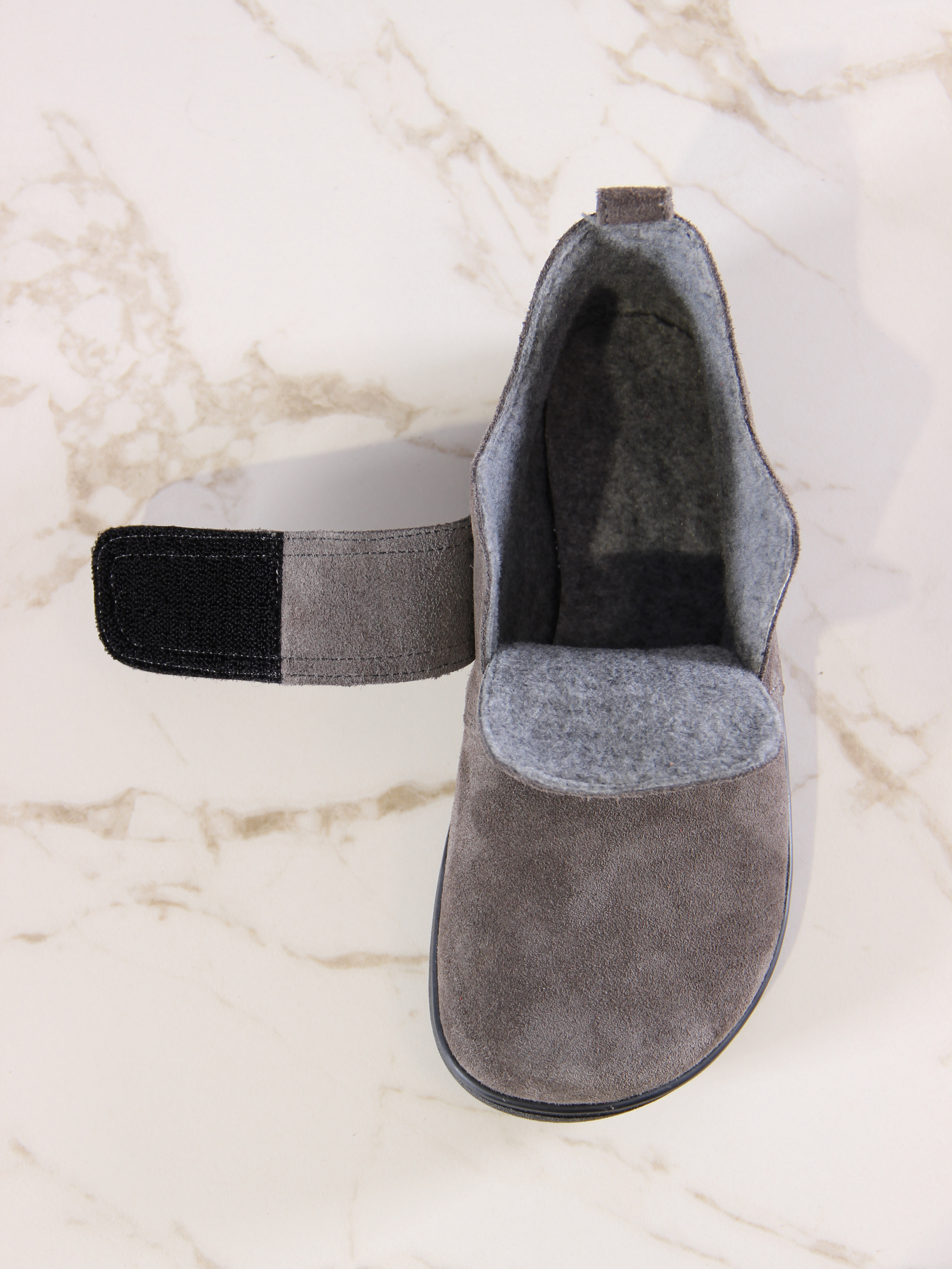 картинка Босоногие ботинки  ED'ART 209.NATA'bl.Серый замок замша от интернет магазина