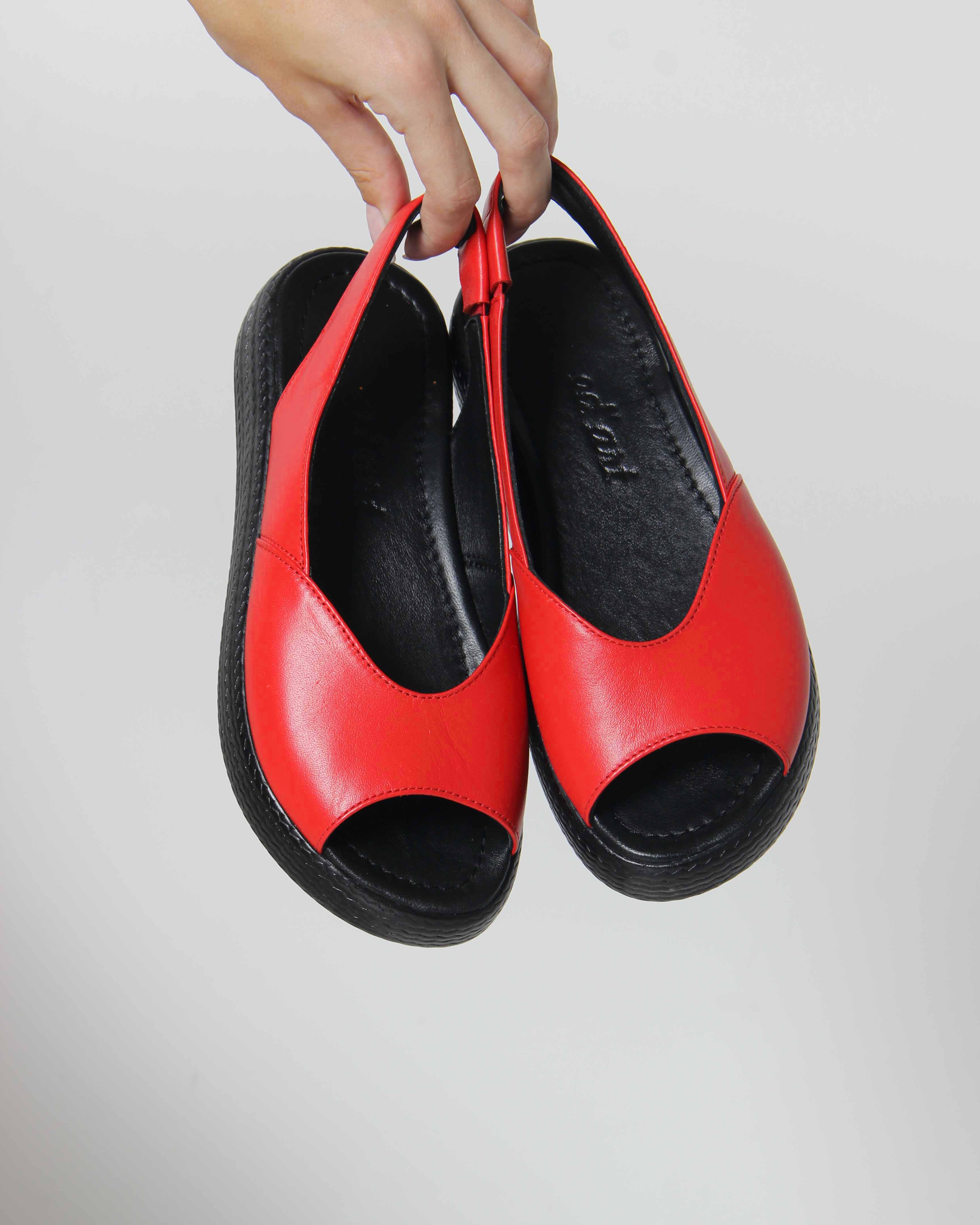 картинка Босоножки ED'ART 1042.2530'bl. Красный от интернет магазина