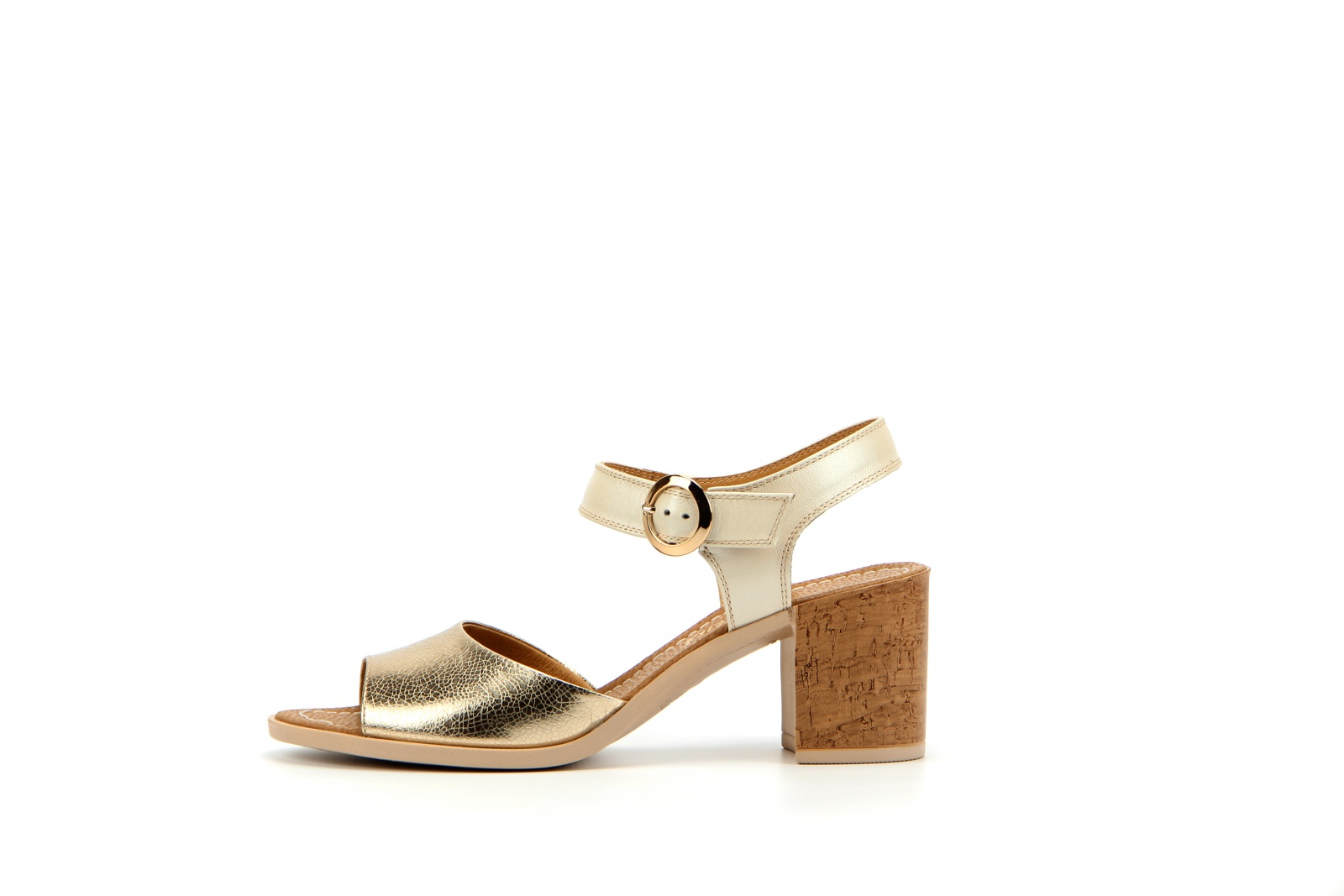 картинка Босоножки ED'ART 6008.624'be.gold-biege R от интернет магазина