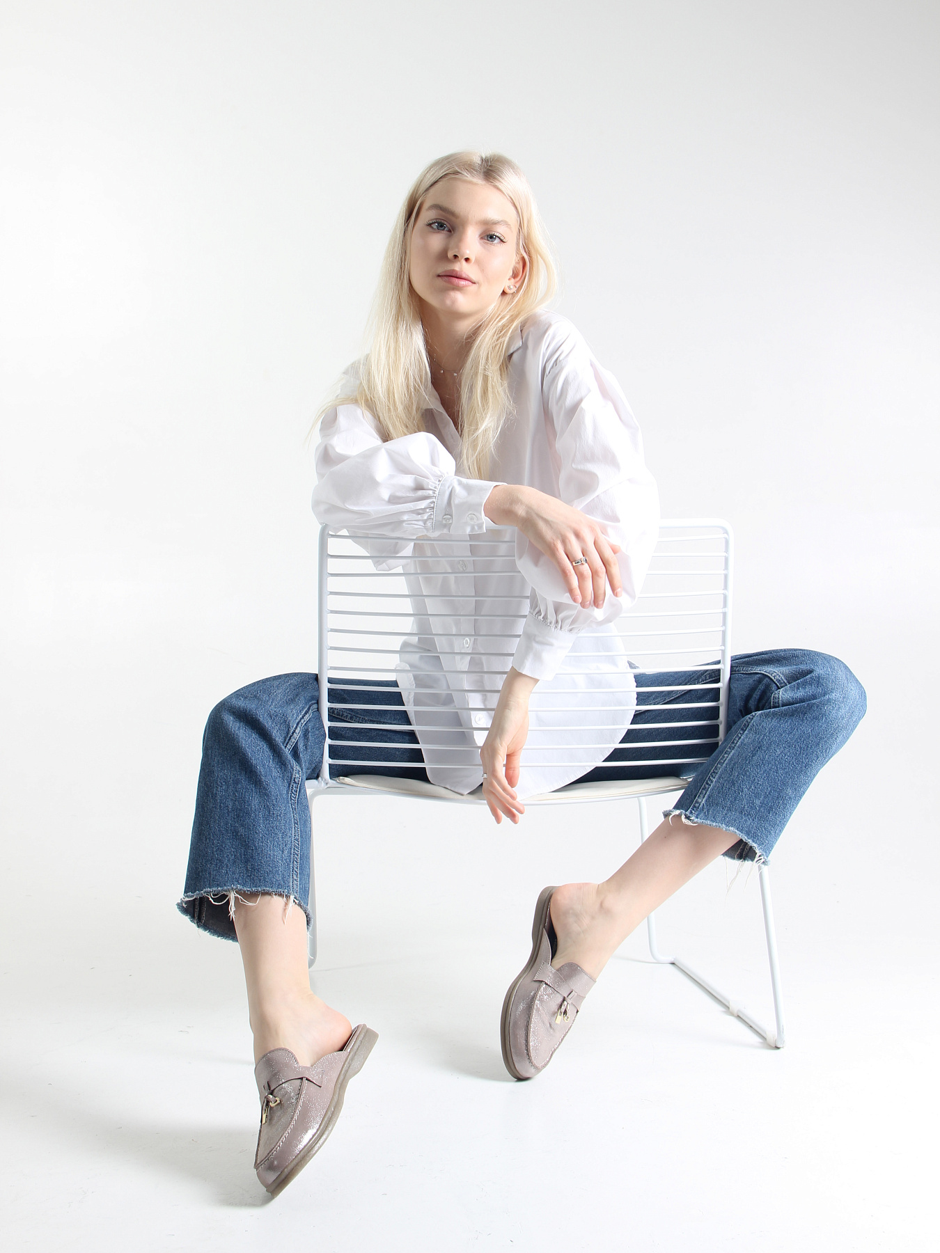 картинка Мюли ED'ART 1070.2614'be. тауп астана от интернет магазина