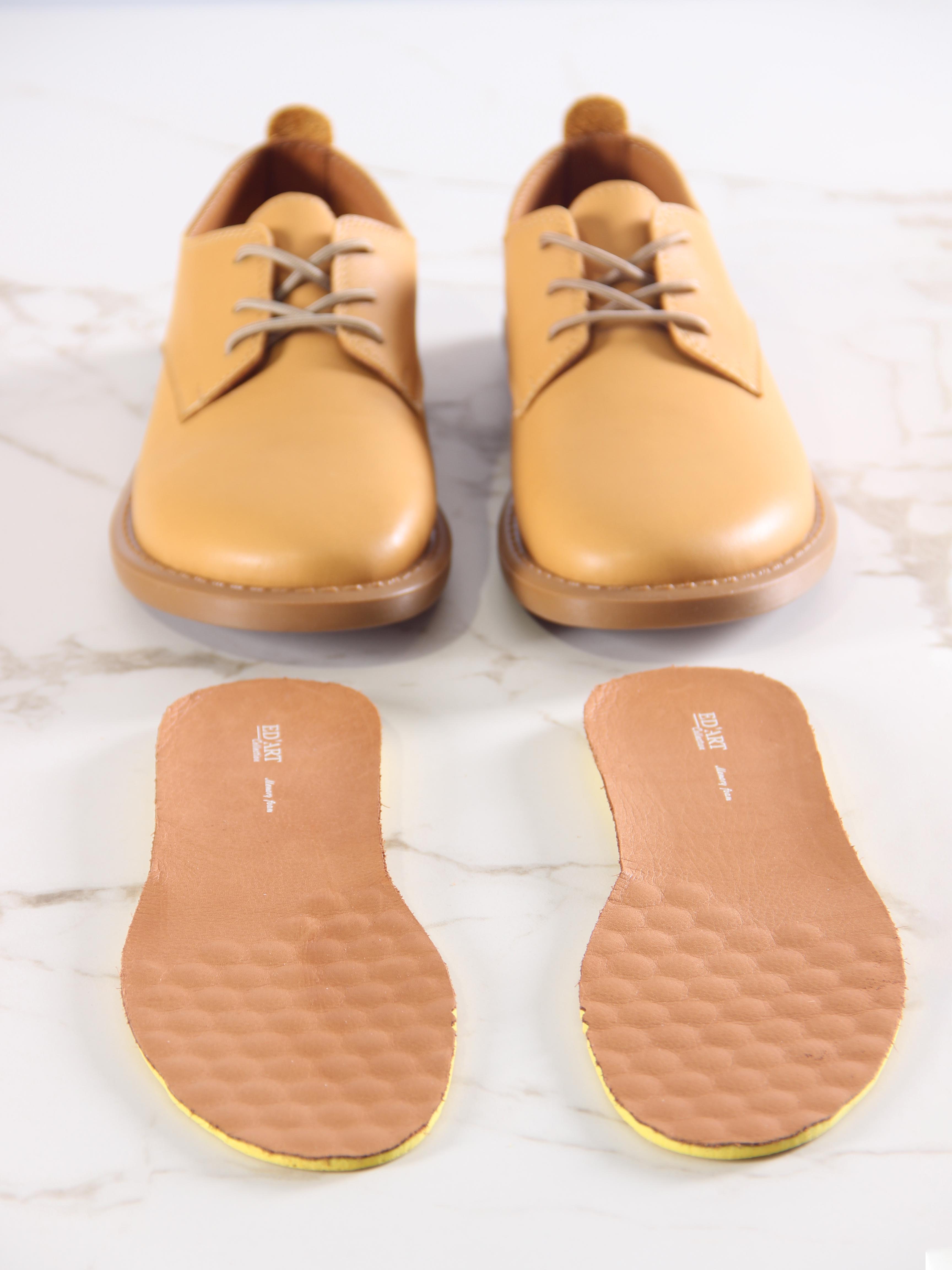 картинка Туфли ED'ART 181.ОКСЕ'br. Лион тыква+коричневый от интернет магазина