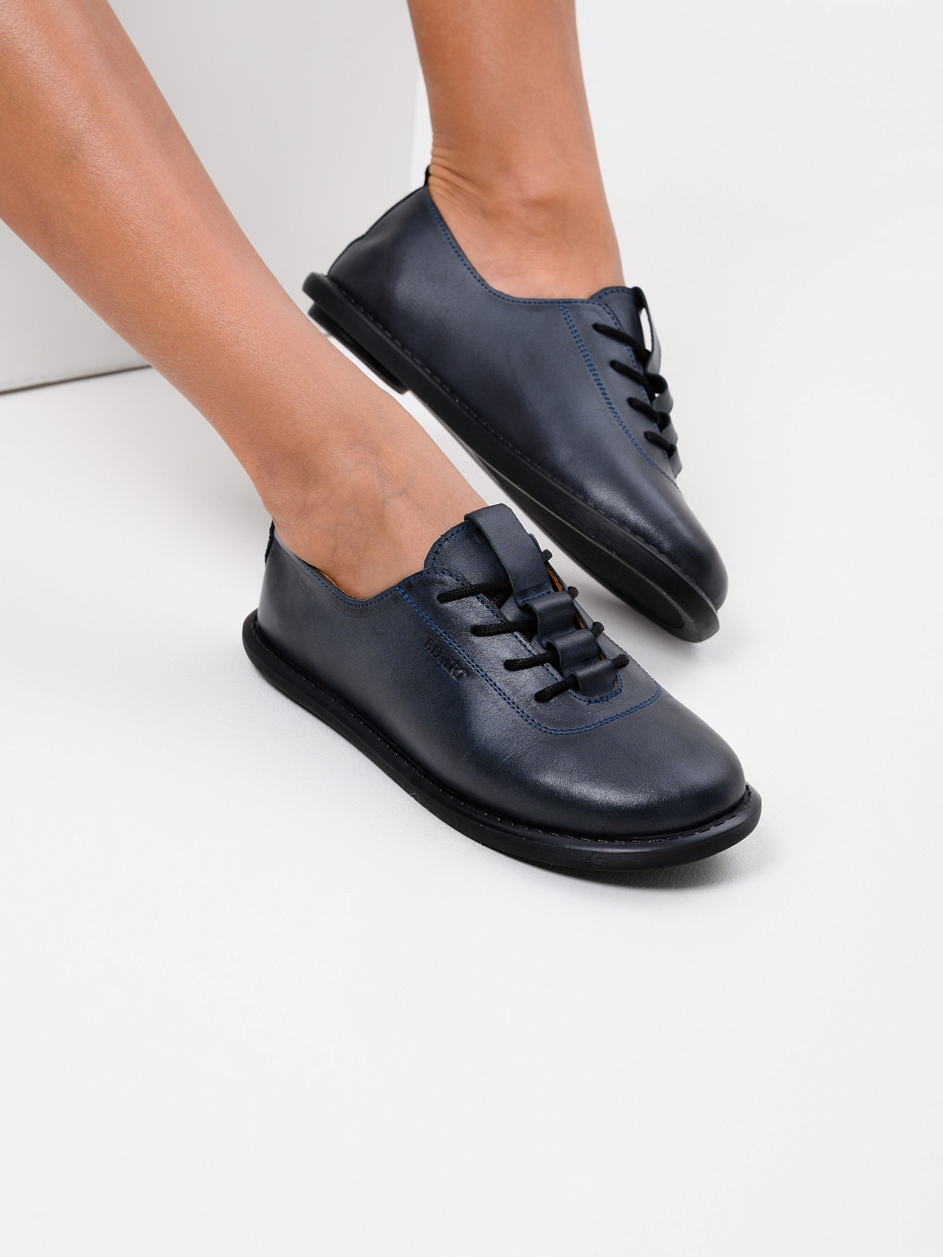 картинка Туфли ED'ART 107.ОКСЕ'bl. Вакса черная от интернет магазина