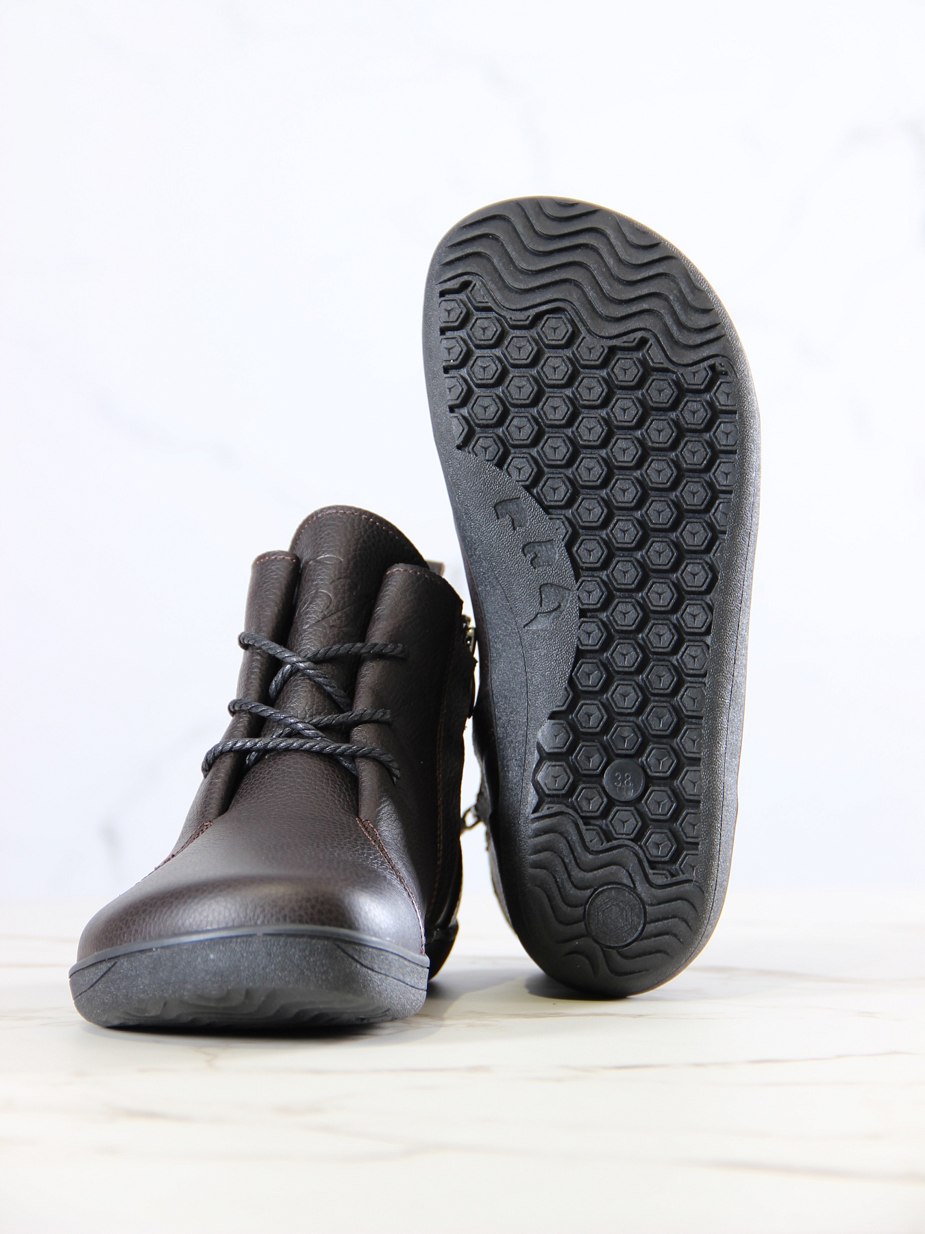 картинка Босоногие ботинки  ED'ART 352.NATA'bl.Темно-коричневая оттима от интернет магазина