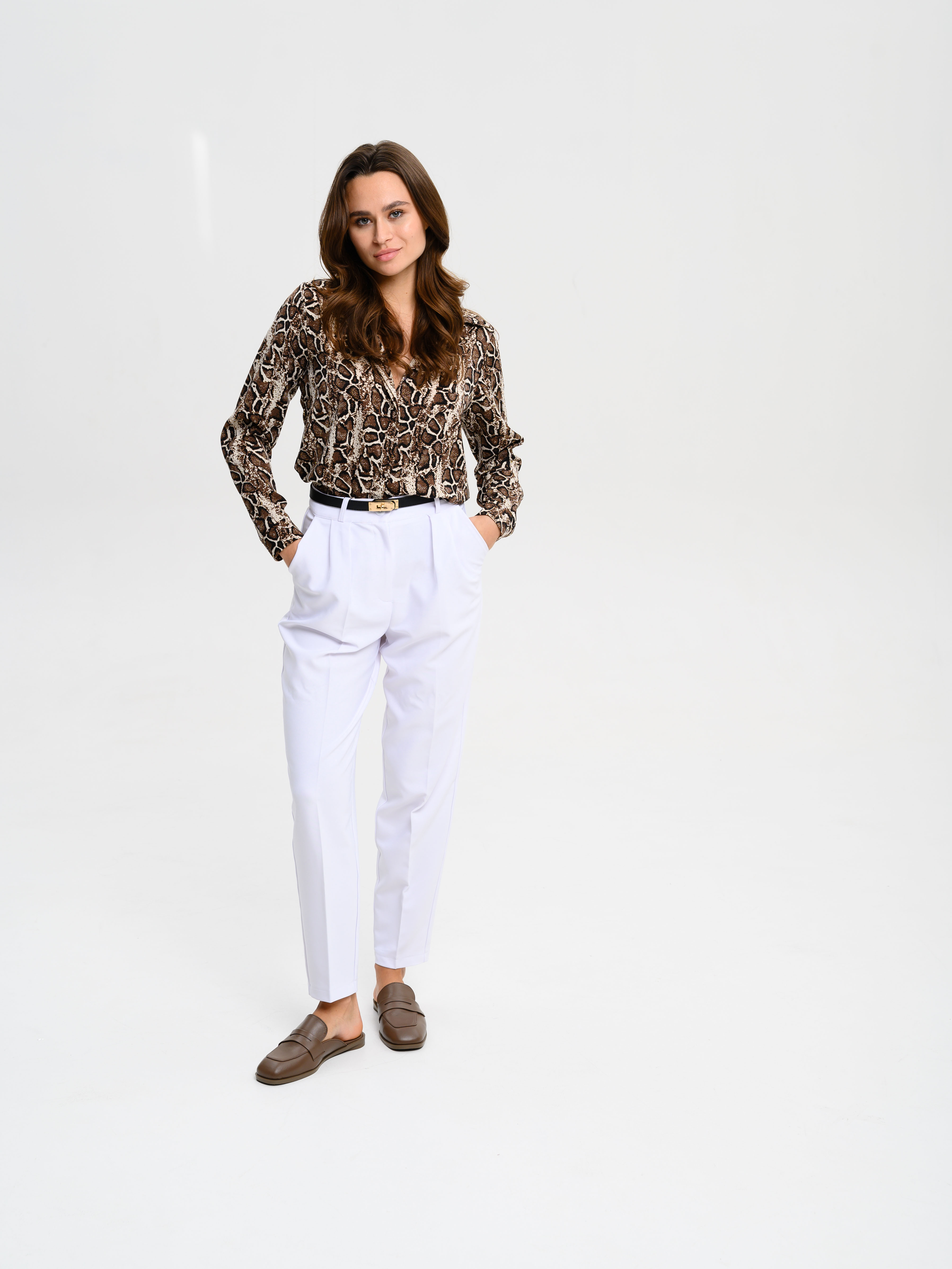 картинка Мюли ED'ART 1072.подиум205'br. Коричневый от интернет магазина