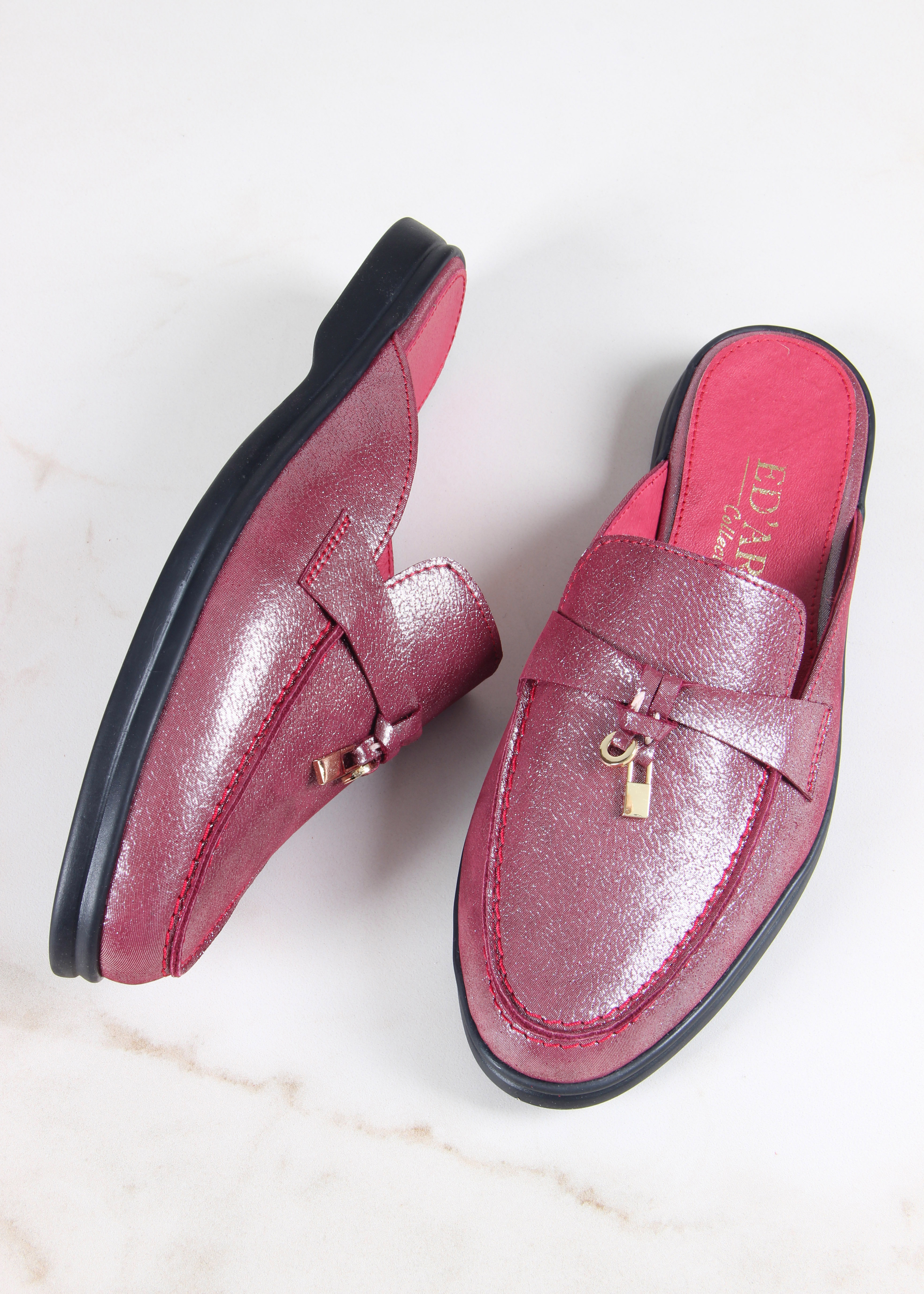 картинка Мюли ED'ART 1070.2614'bl. бордо астана от интернет магазина