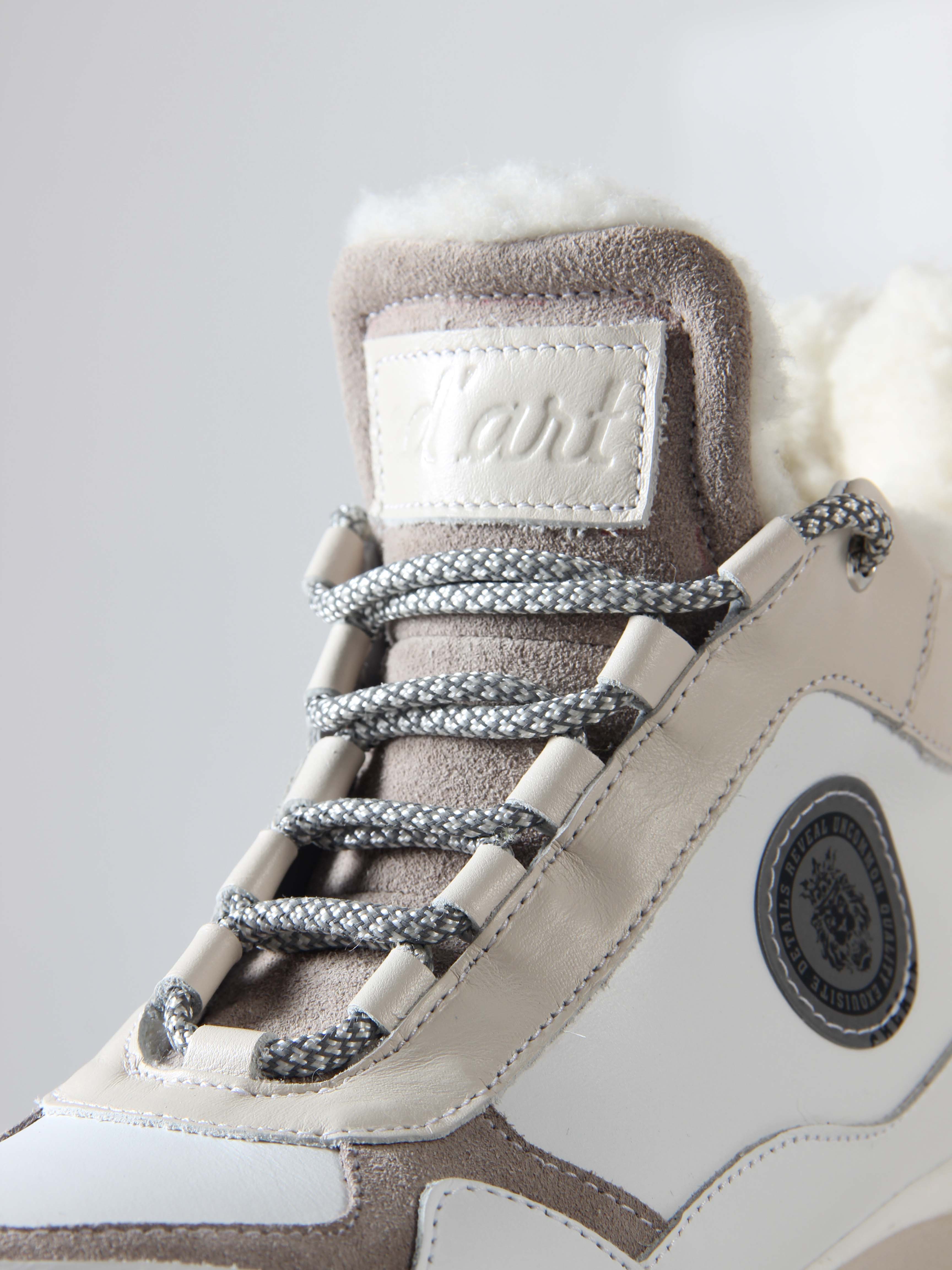 картинка Ботинки ED'ART 350.uno2'w. белый бежевый от интернет магазина