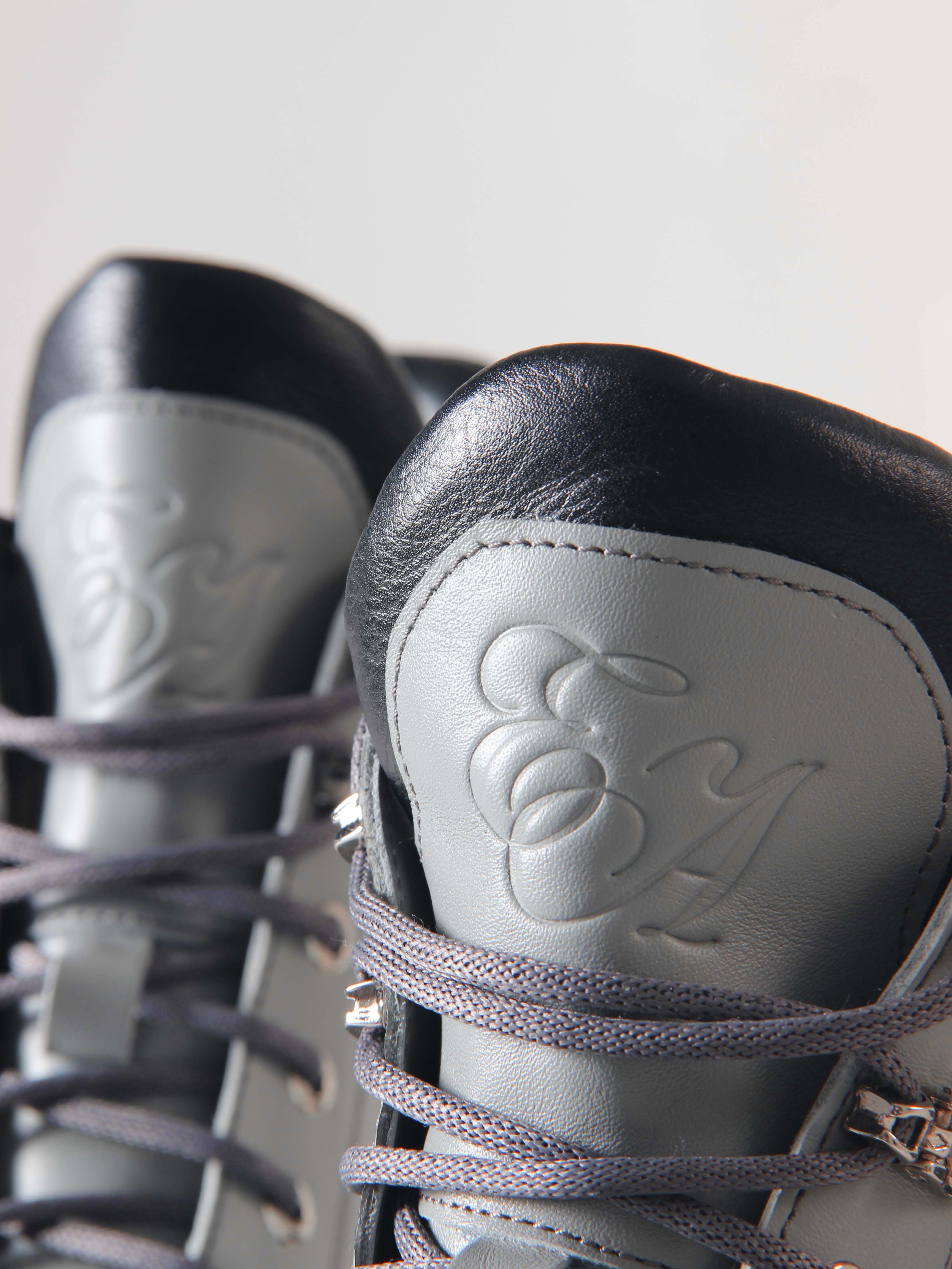 картинка Ботинки ED'ART 261.uno2'bl. серый черный от интернет магазина