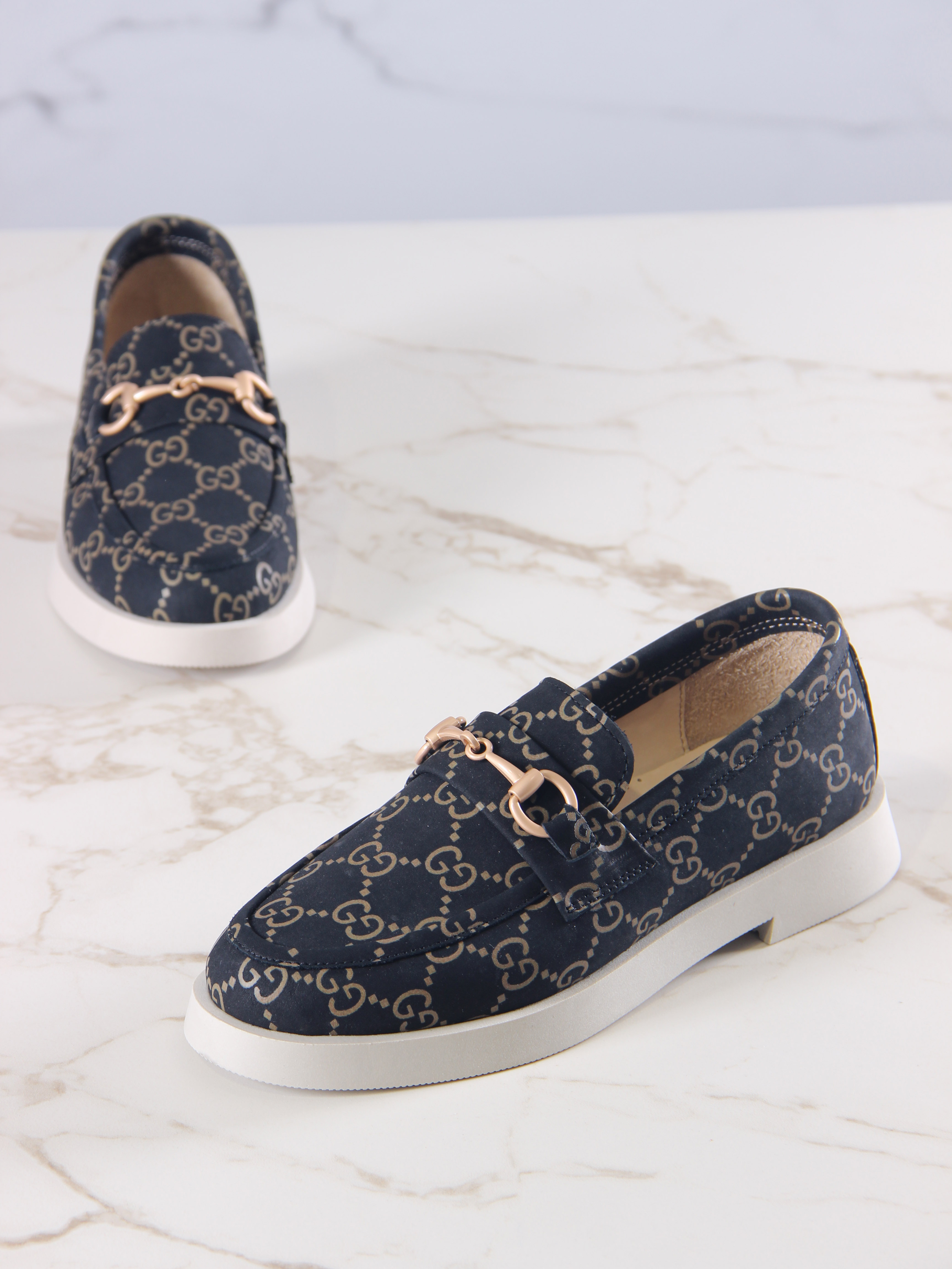 картинка Лоферы туфли ED'ART 172.1841'be. черный гуччи от интернет магазина