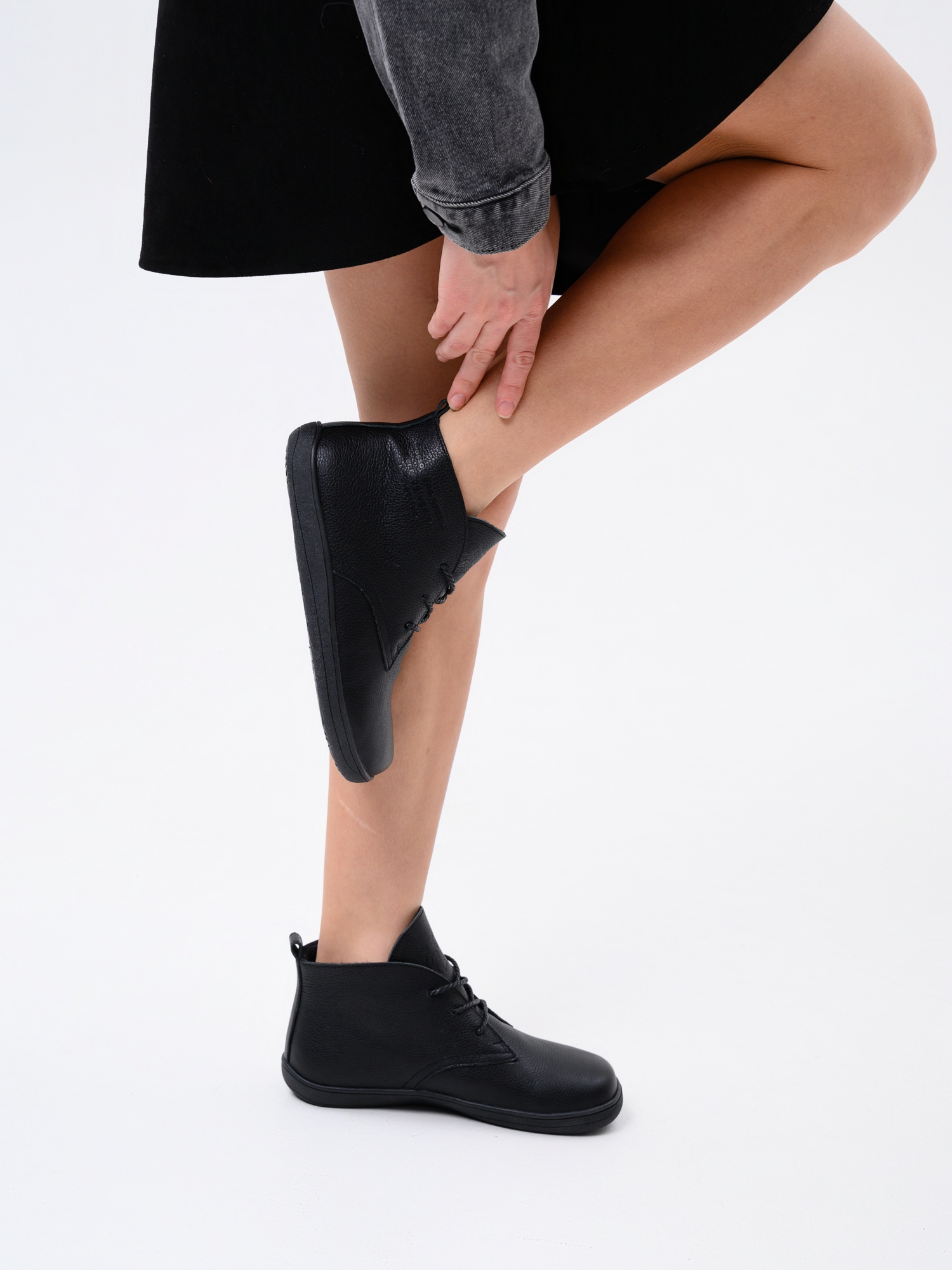 картинка Босоногие ботинки  ED'ART 208.NATA'bl.Черный флоттер от интернет магазина