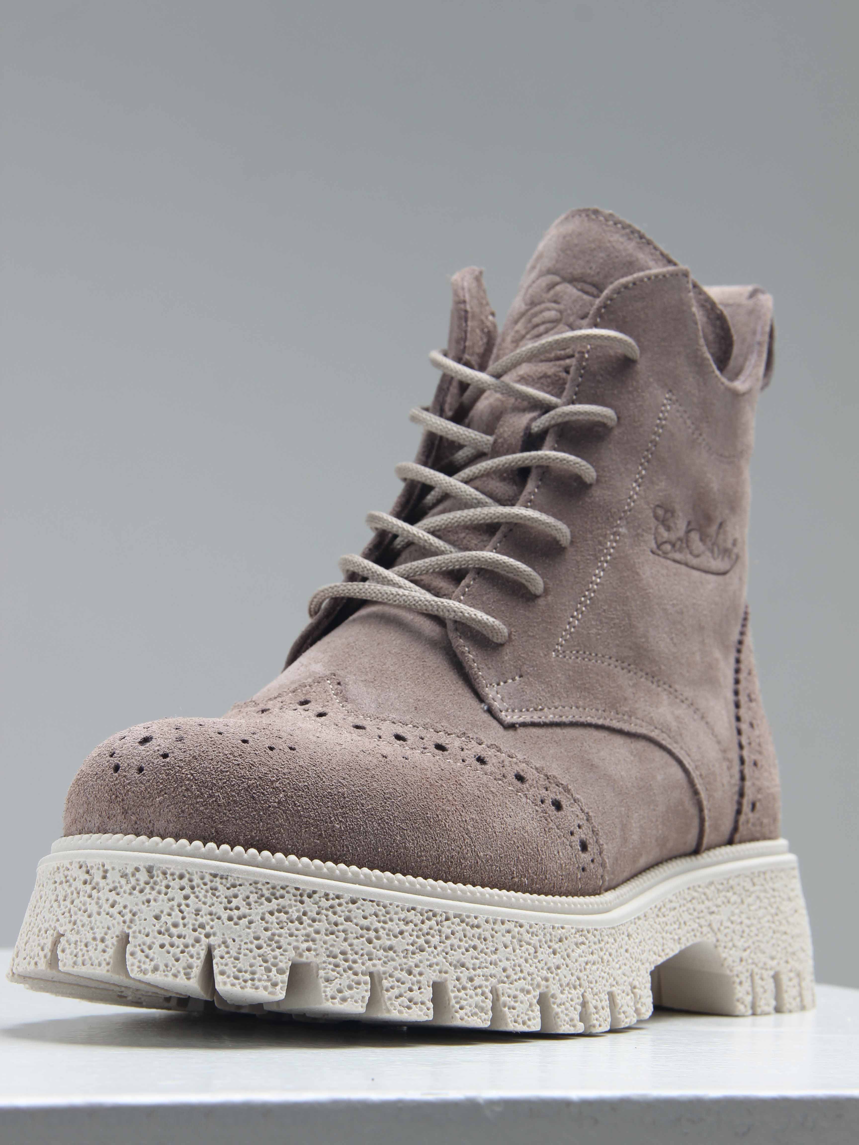 картинка Ботинки ED'ART 338.1541'be. капучино замша от интернет магазина