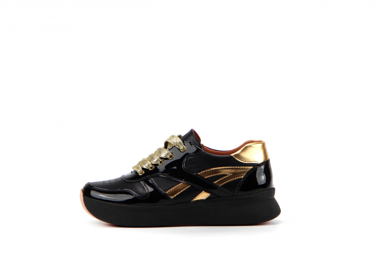 картинка Кроссовки ED'ART 132.omega.lacq-gold от интернет магазина