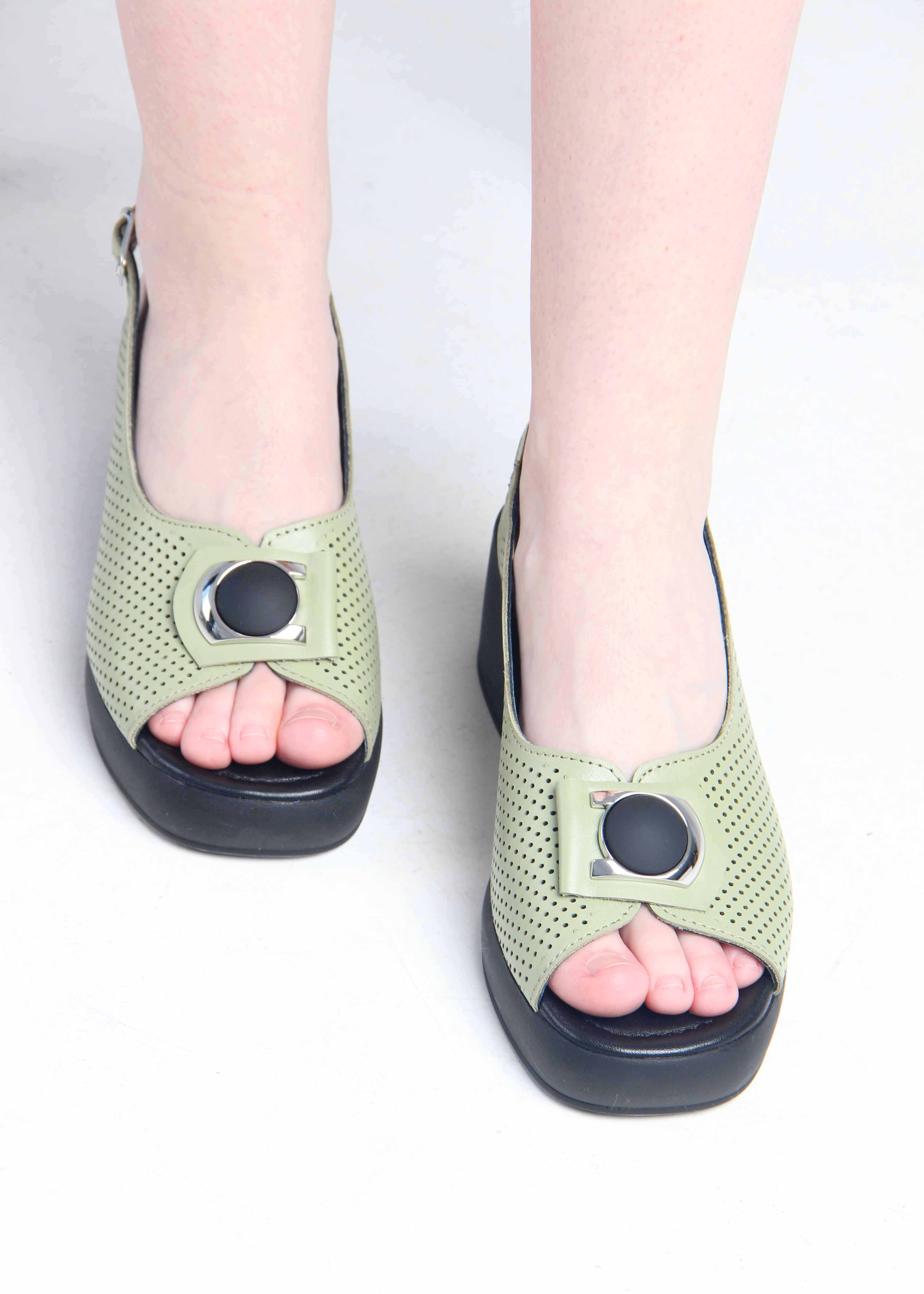 картинка Босоножки ED'ART 5030.Р.24191'bl. авокадо R от интернет магазина