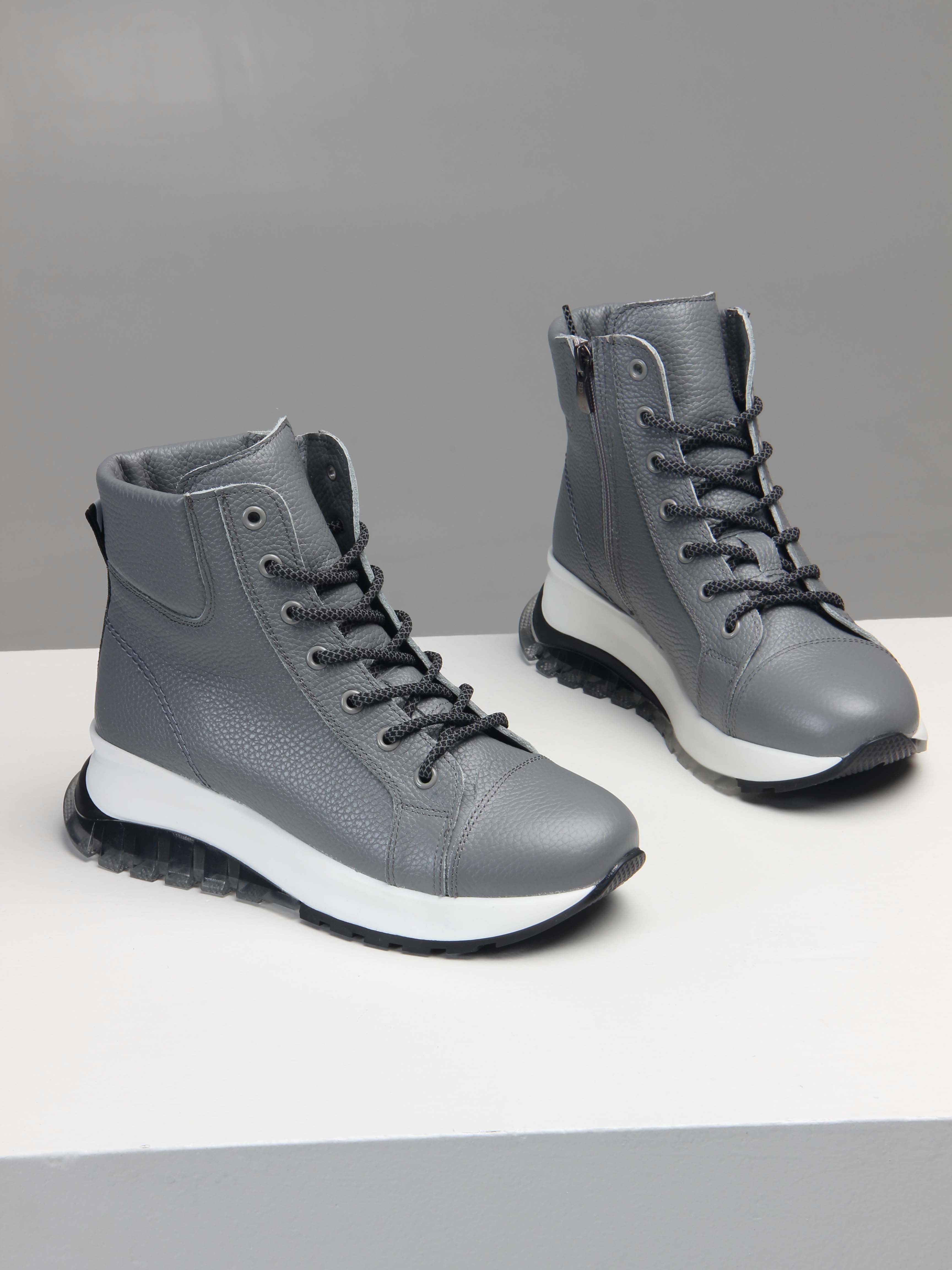 картинка Ботинки ED'ART 311.AVATAR'bl. Серый макс от интернет магазина