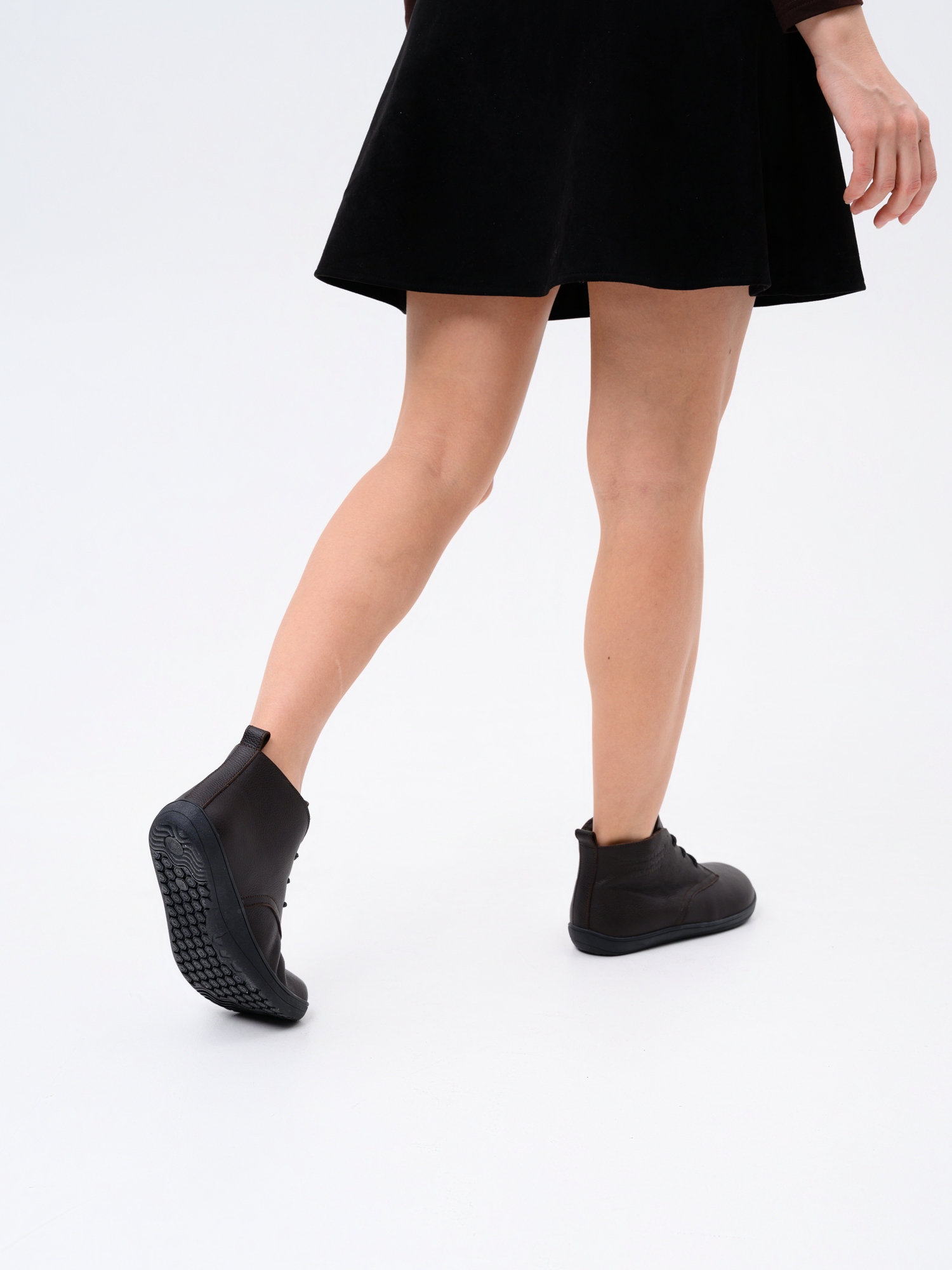 картинка Босоногие ботинки  ED'ART 208.NATA'bl.Темно-коричневая оттима от интернет магазина