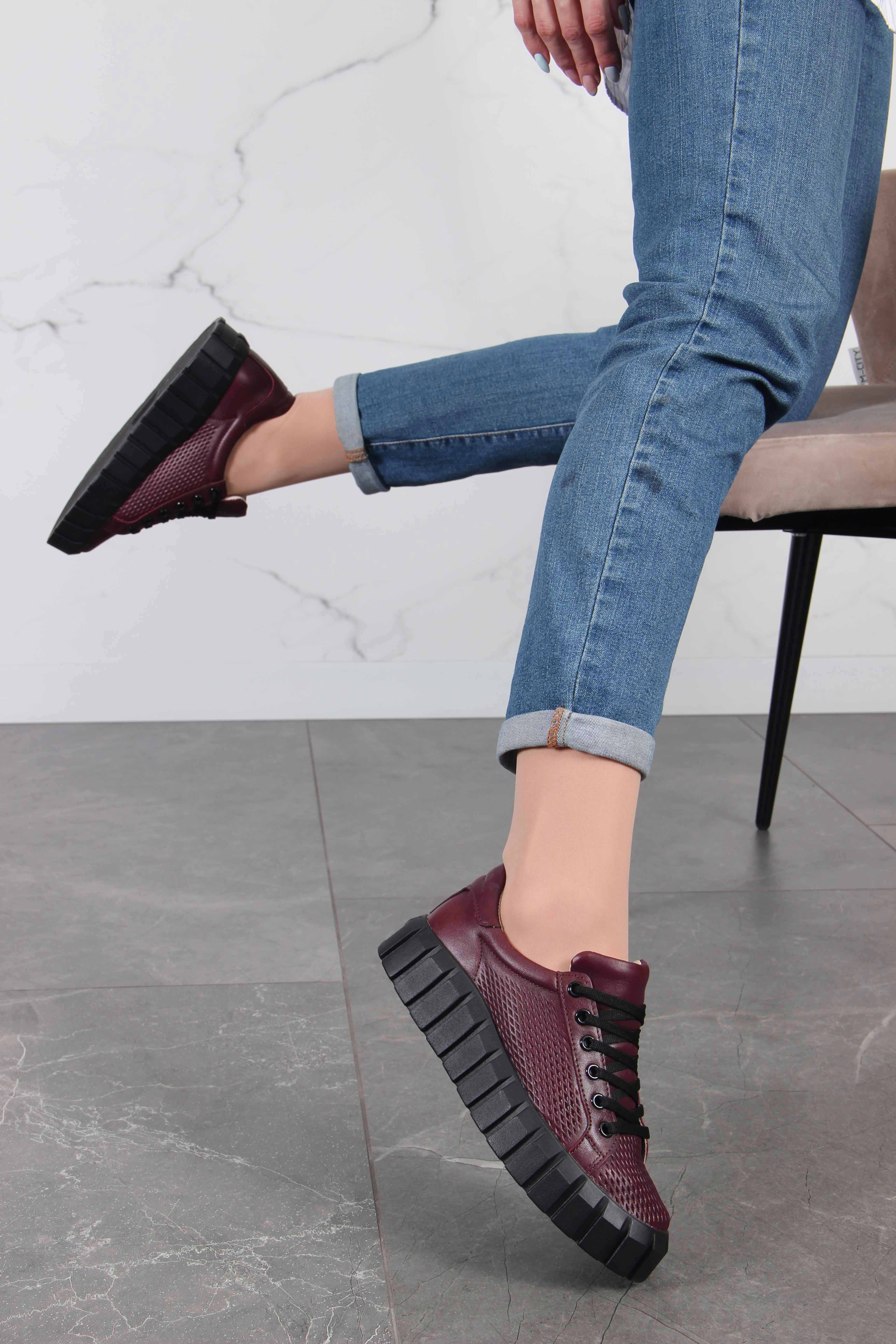 картинка Кеды ED'ART 127.91505'bl. Бордовый R от интернет магазина