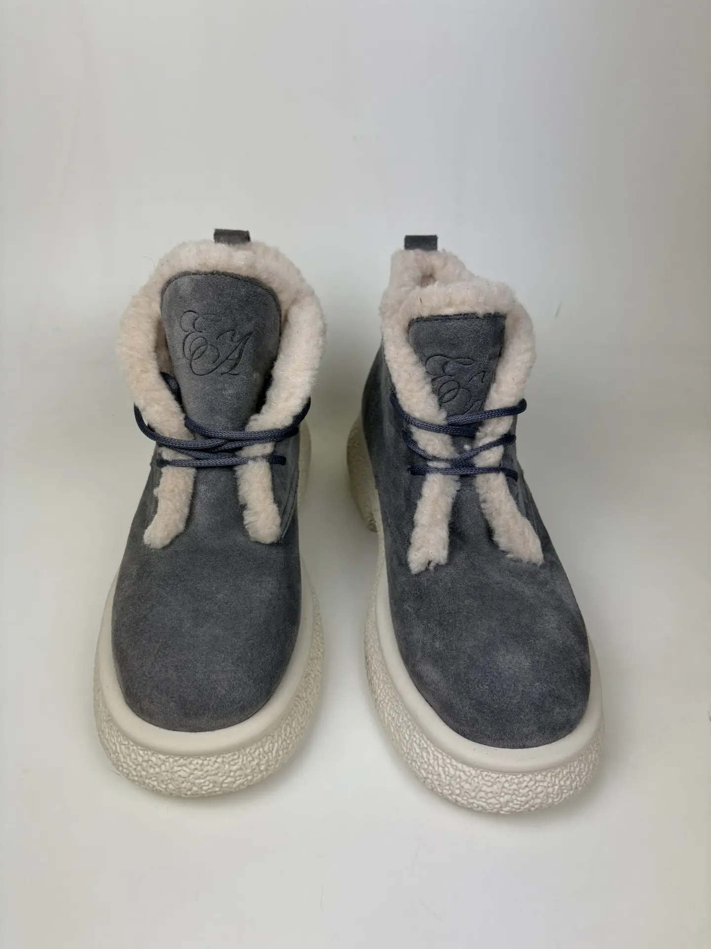 картинка Ботинки ED'ART 308.001'gr. серый замок замша уценка от интернет магазина