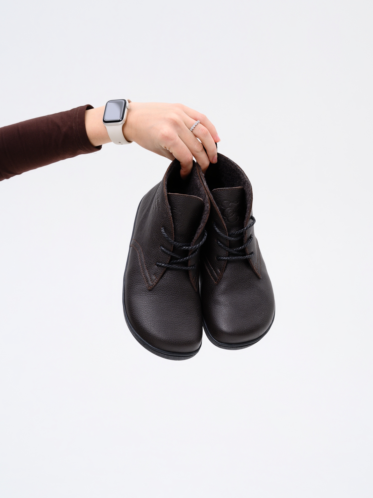 картинка Босоногие ботинки  ED'ART 208.NATA'bl.Темно-коричневая оттима от интернет магазина