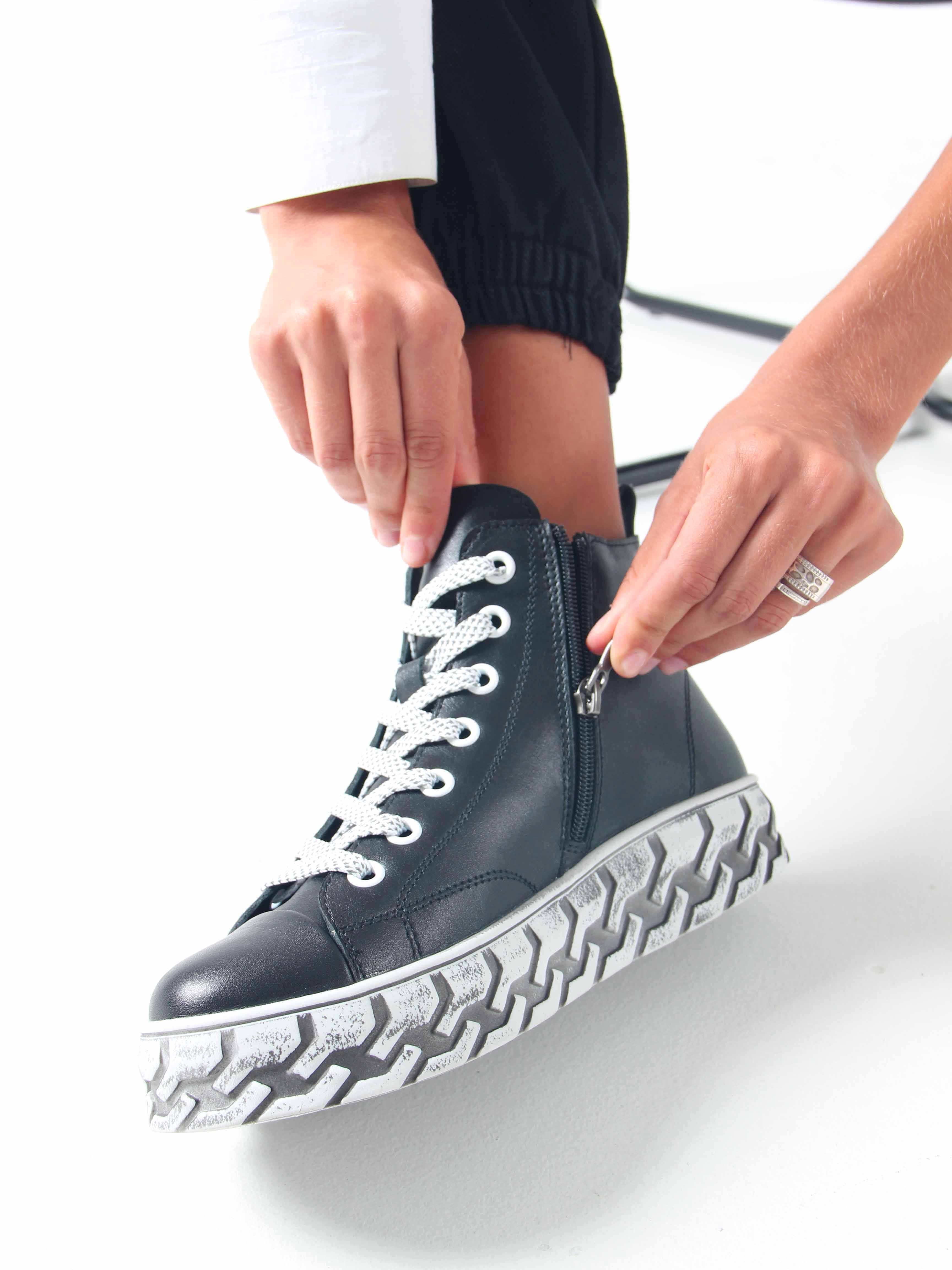 картинка Ботинки ED'ART 213.iceberg'w. black от интернет магазина