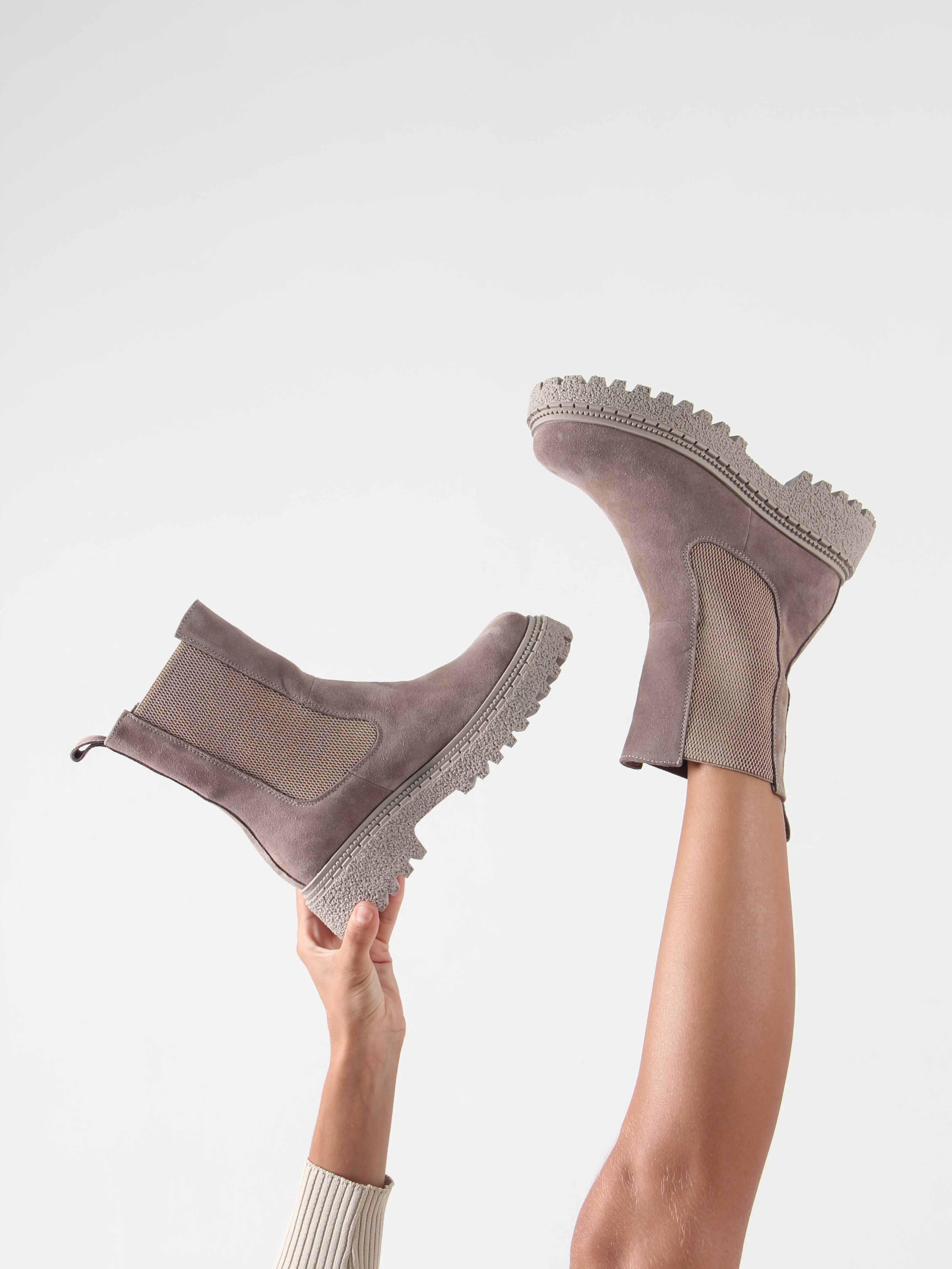 картинка Ботинки ED'ART 334.asteria.ka капучино замш от интернет магазина